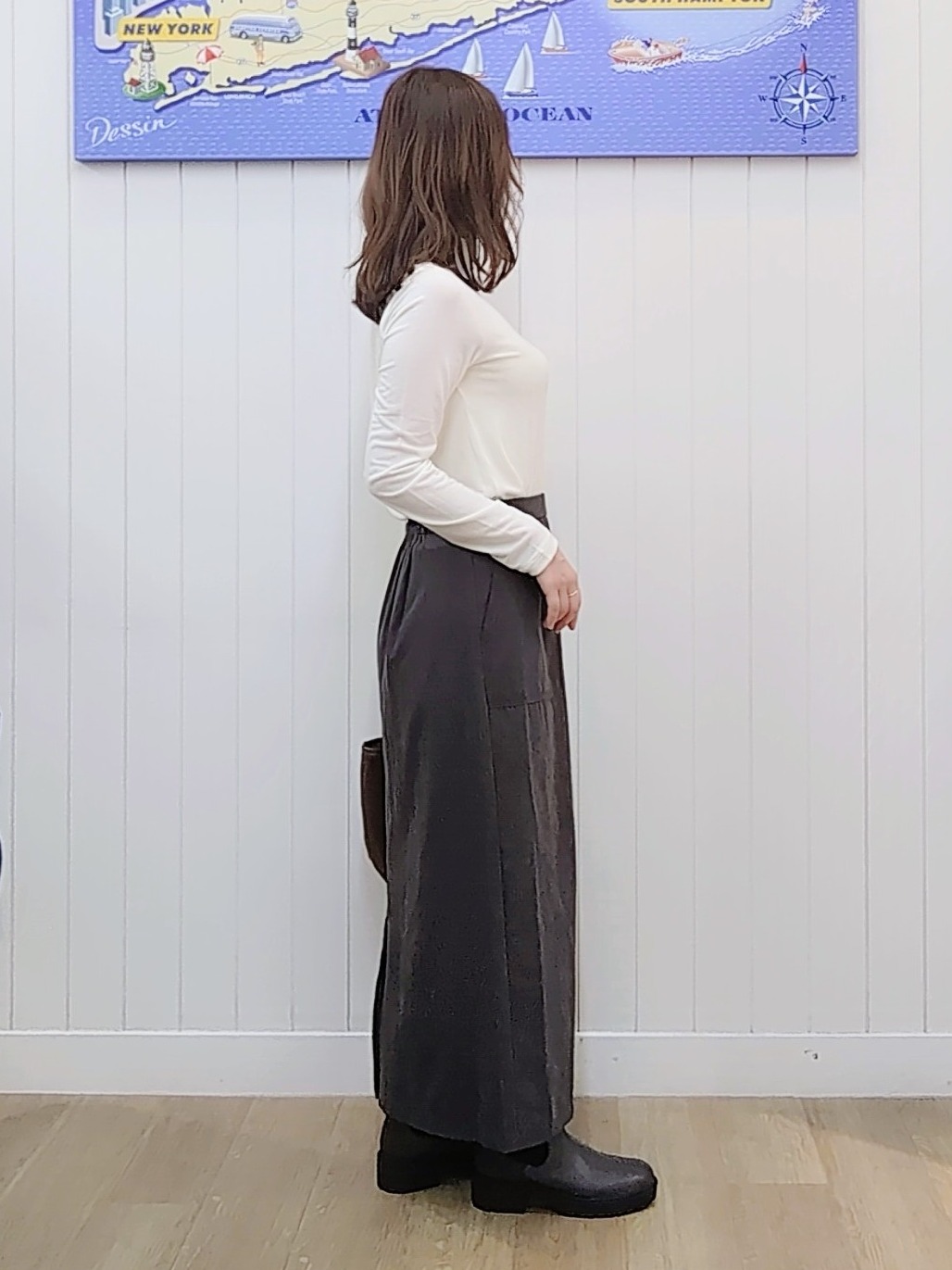 itoさんの「Dessin｜【店頭人気/洗える/秋羽織り】スエードライクジップブルゾン」を使ったコーディネート