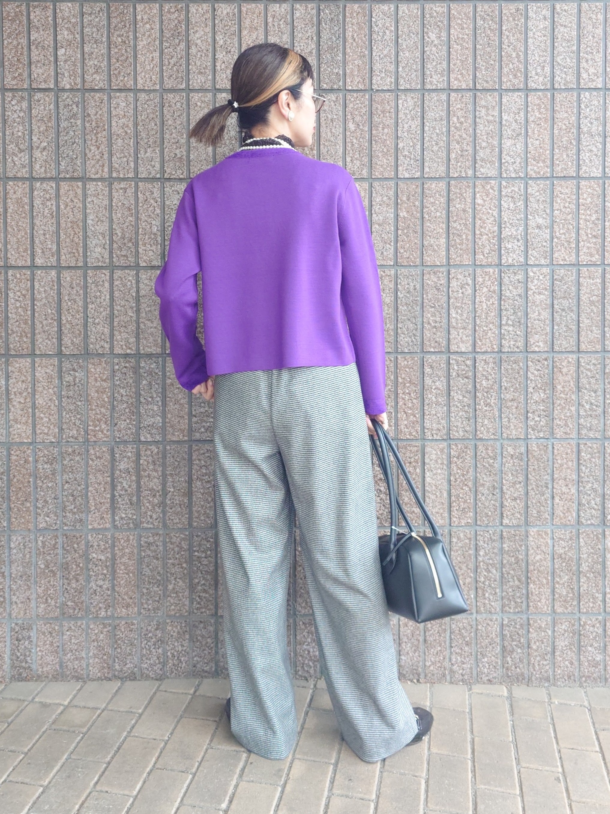 MUTSUKOさんの「UNTITLED｜【アンサンブル可/ジャケットライク】モールラインカーディガン」を使ったコーディネート