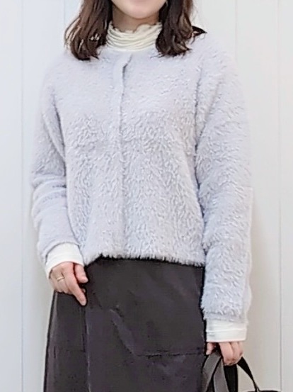 itoさんの「Dessin｜【店頭人気/洗える】シャギーニットカーディガン」を使ったコーディネート