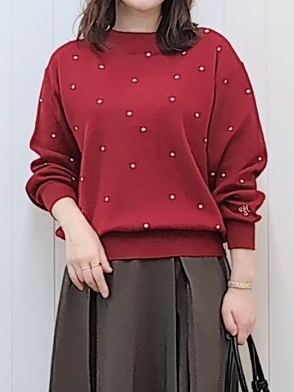 itoさんの「Dessin｜【定番アイテム】ハウンドトゥースニットメルトン ノーカラージャケット」を使ったコーディネート