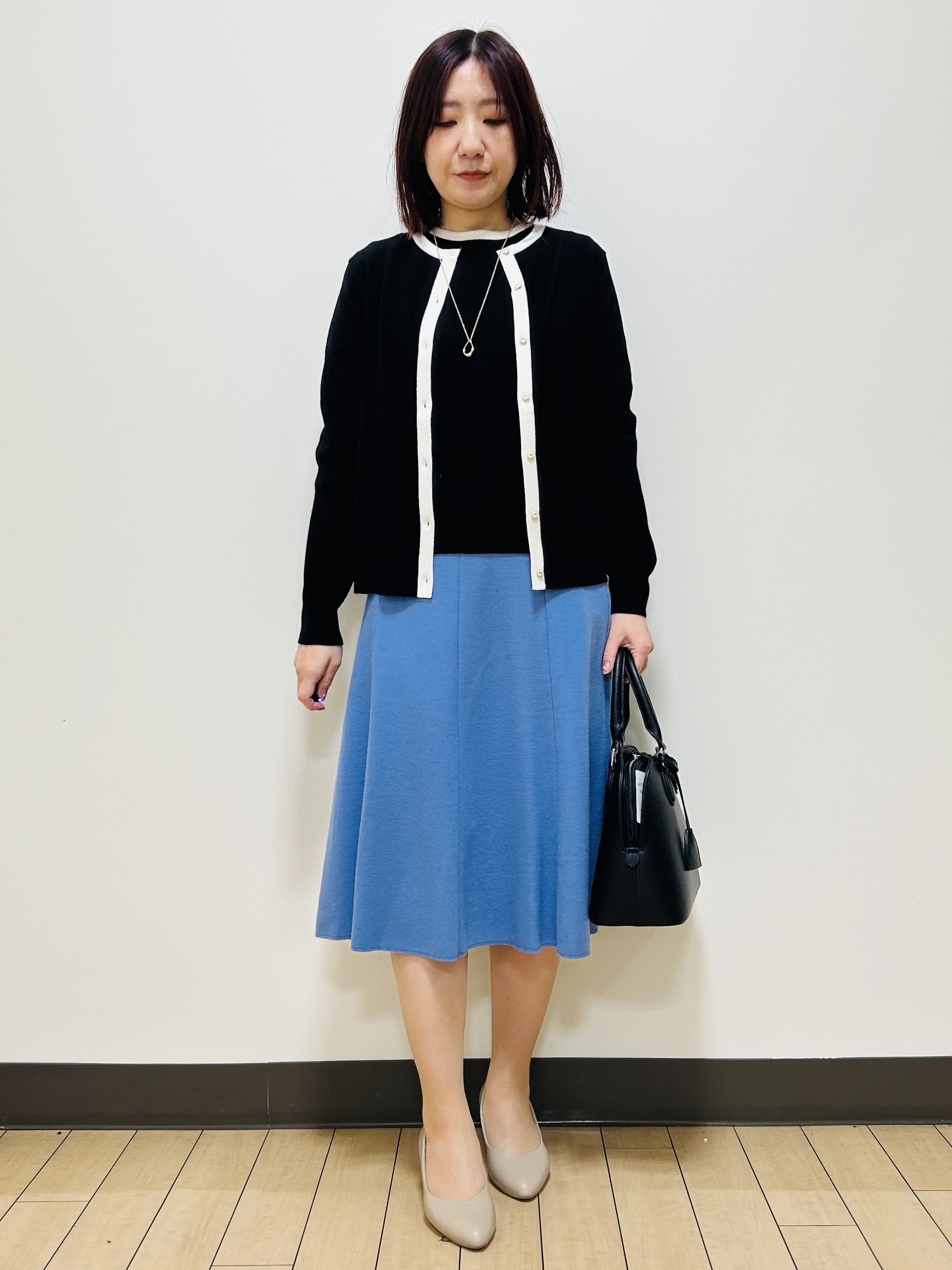 miiiさんの「Reflect｜【手洗い／アンサンブル可】フェミニンカーディガン」を使ったコーディネート