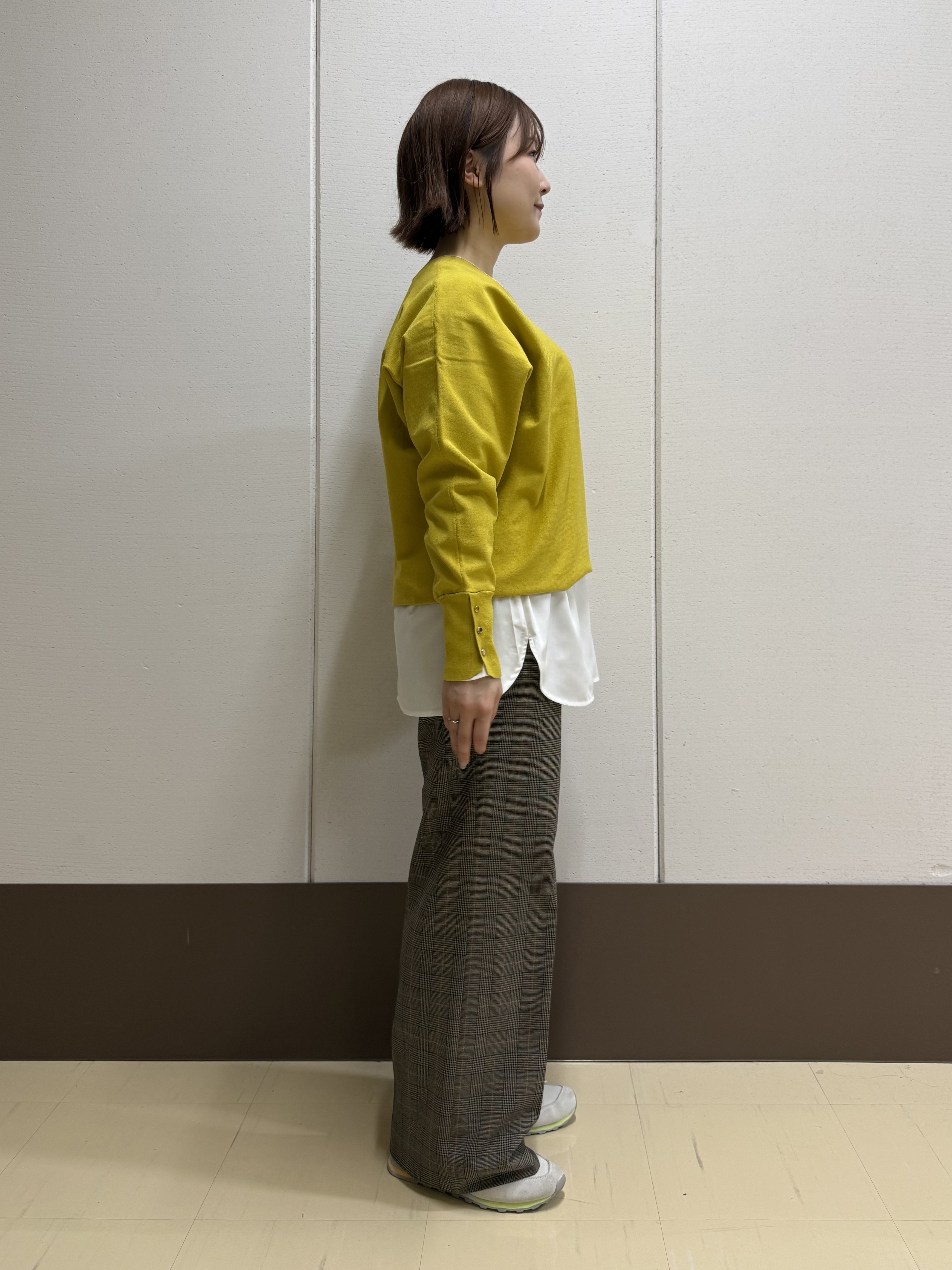 Rikoさんの「INDIVI｜【レイヤードにおすすめ】シャツコンビ ロングTシャツ」を使ったコーディネート