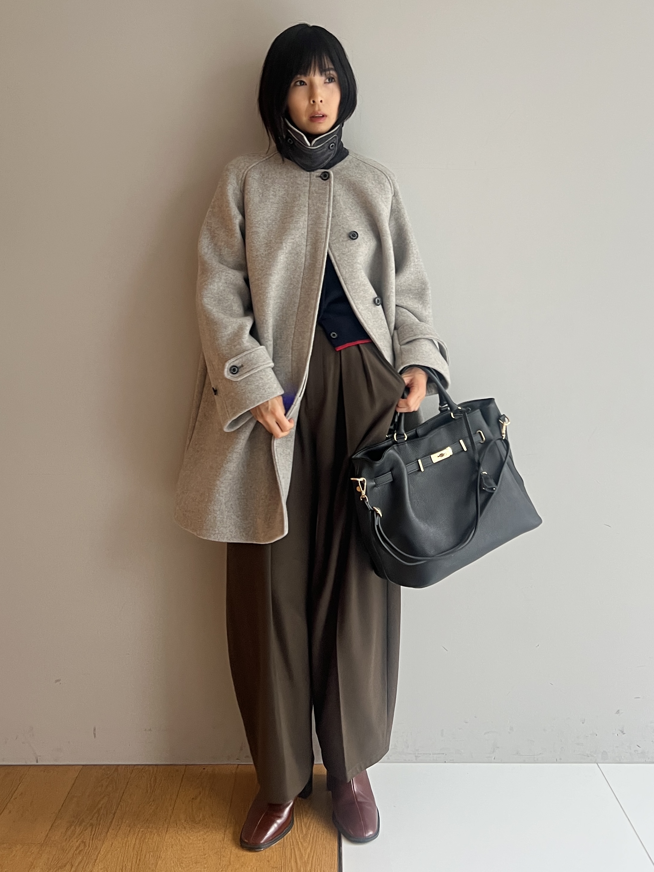 misaさんの「DRESSTERIOR｜◆MILOS（ミロス）金具付きトートバッグ」を使ったコーディネート