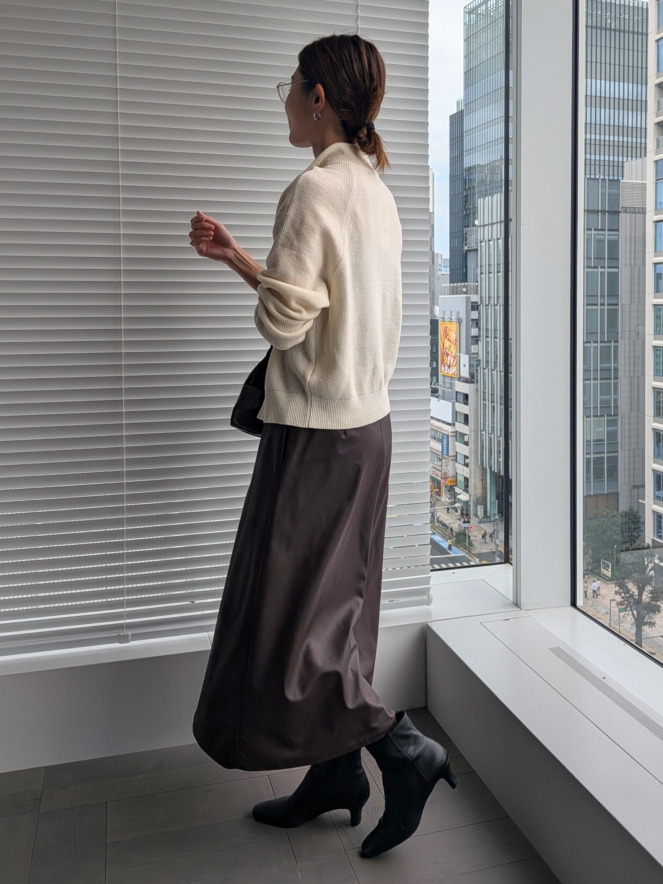 Aさんの「UNTITLED｜【軽アウター/中綿/秋冬コート】ショートブルゾン」を使ったコーディネート