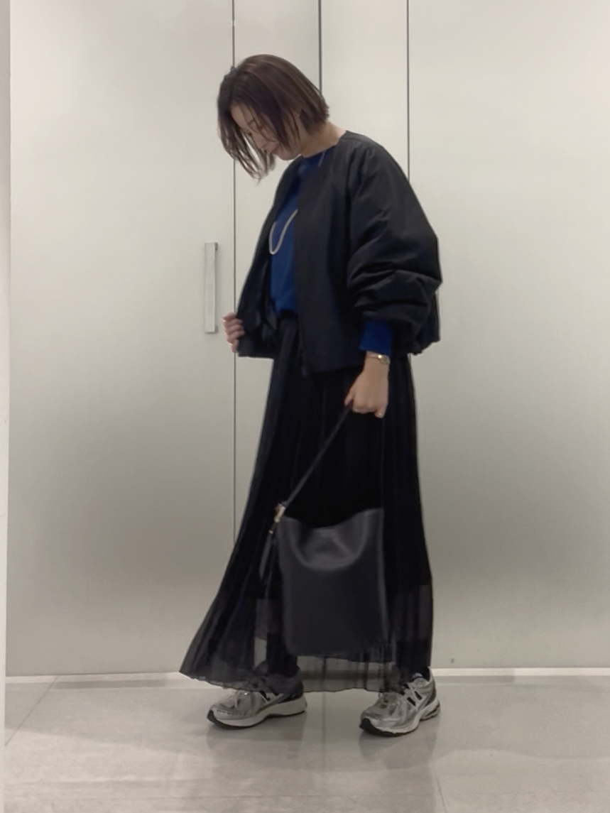 まどかさんの「UNTITLED｜【店頭人気！/8色展開】ボリュームスリーブニットプルオーバー」を使ったコーディネート