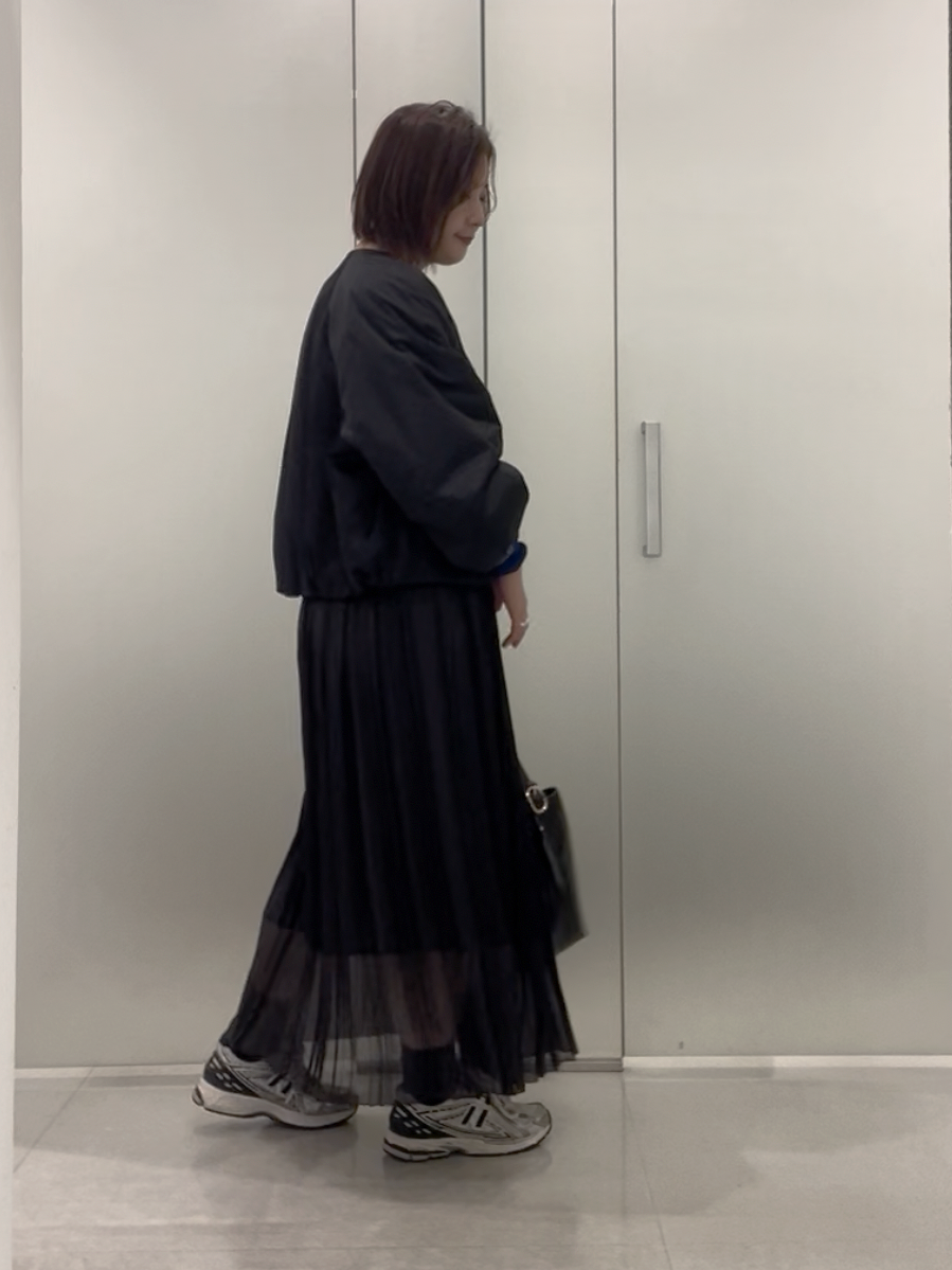まどかさんの「UNTITLED｜【店頭人気！/8色展開】ボリュームスリーブニットプルオーバー」を使ったコーディネート