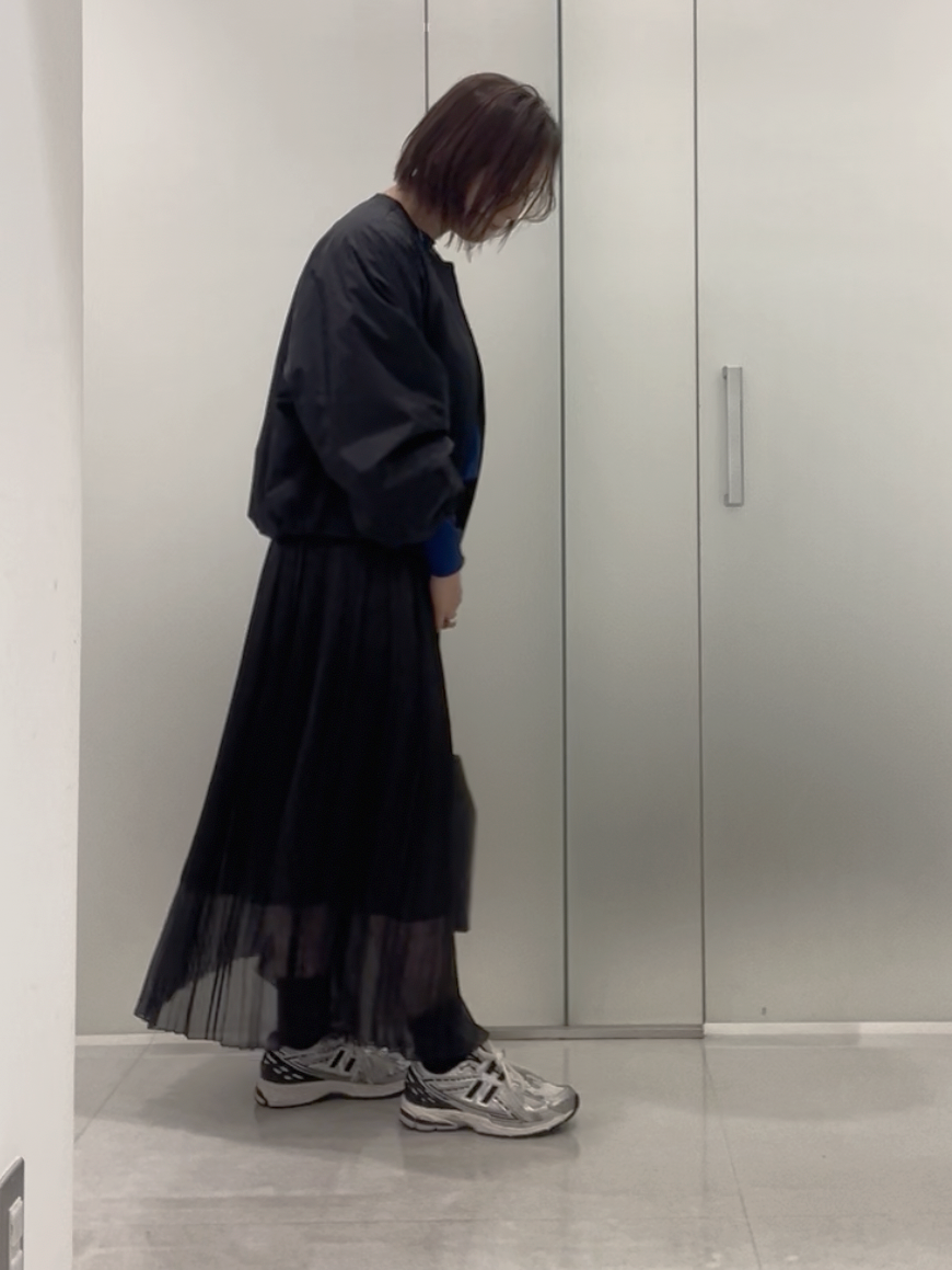 まどかさんの「UNTITLED｜【店頭人気！/8色展開】ボリュームスリーブニットプルオーバー」を使ったコーディネート