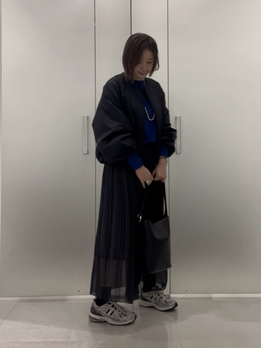 まどかさんの「UNTITLED｜【店頭人気！/8色展開】ボリュームスリーブニットプルオーバー」を使ったコーディネート
