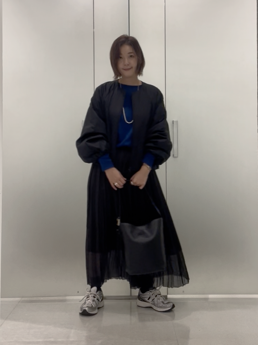 まどかさんの「UNTITLED｜【店頭人気！/8色展開】ボリュームスリーブニットプルオーバー」を使ったコーディネート