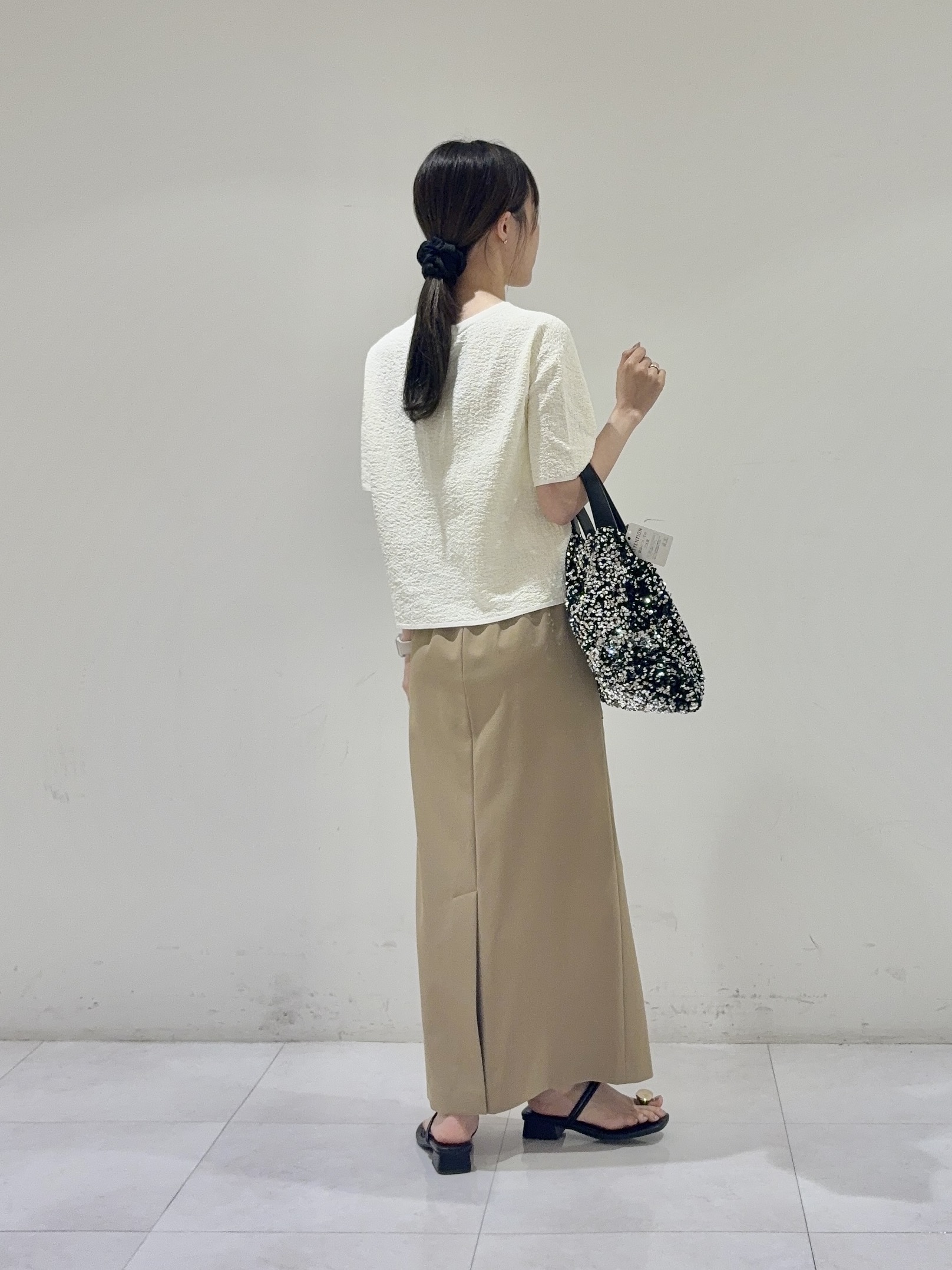 kyokaさんの「UNTITLED｜【セットアップ可/ストレッチ性】ドライタッチニットプルオーバー」を使ったコーディネート