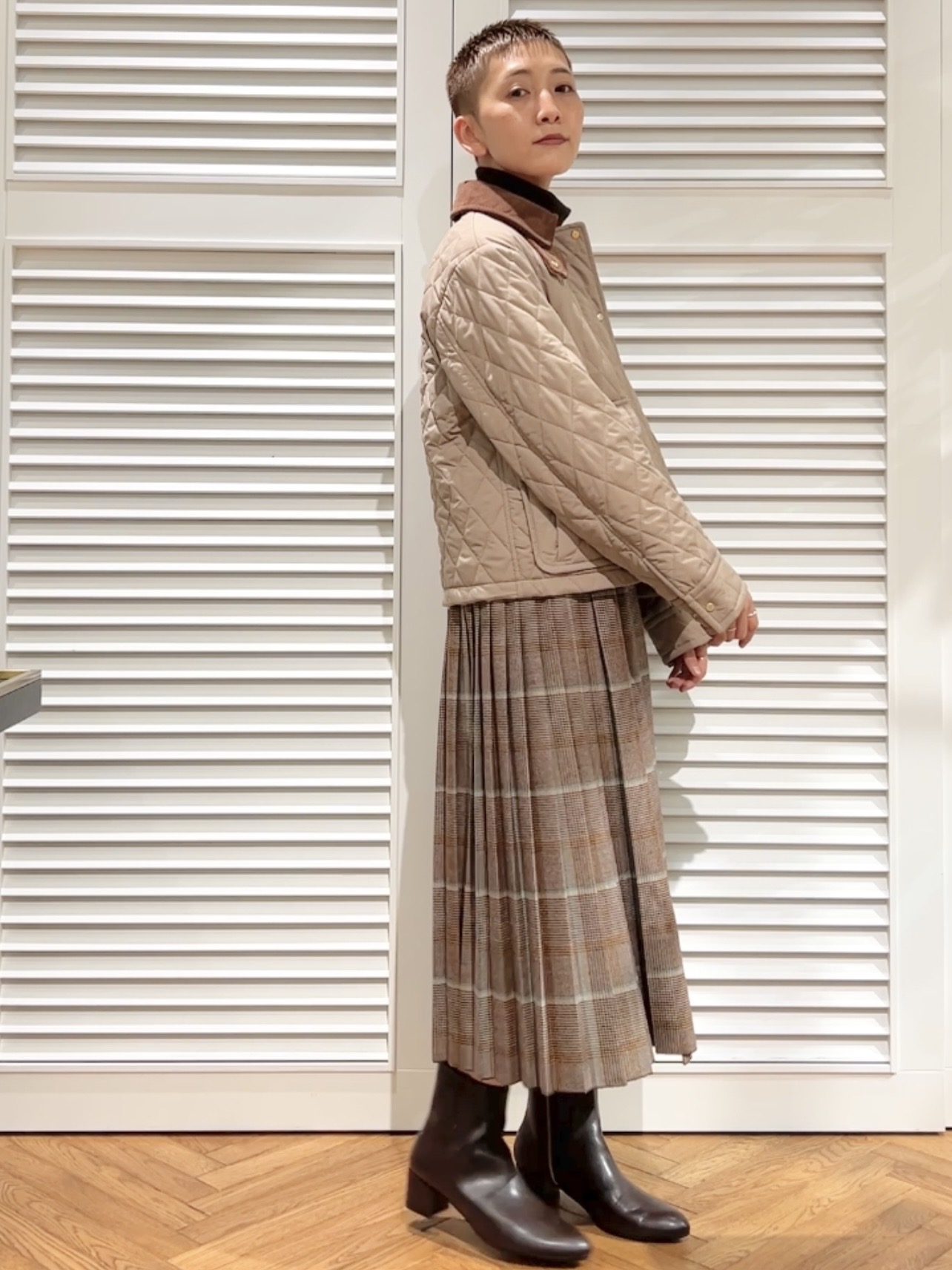 OCHIAIさんの「DRESSTERIOR｜ハンティングキルトブルゾン」を使ったコーディネート