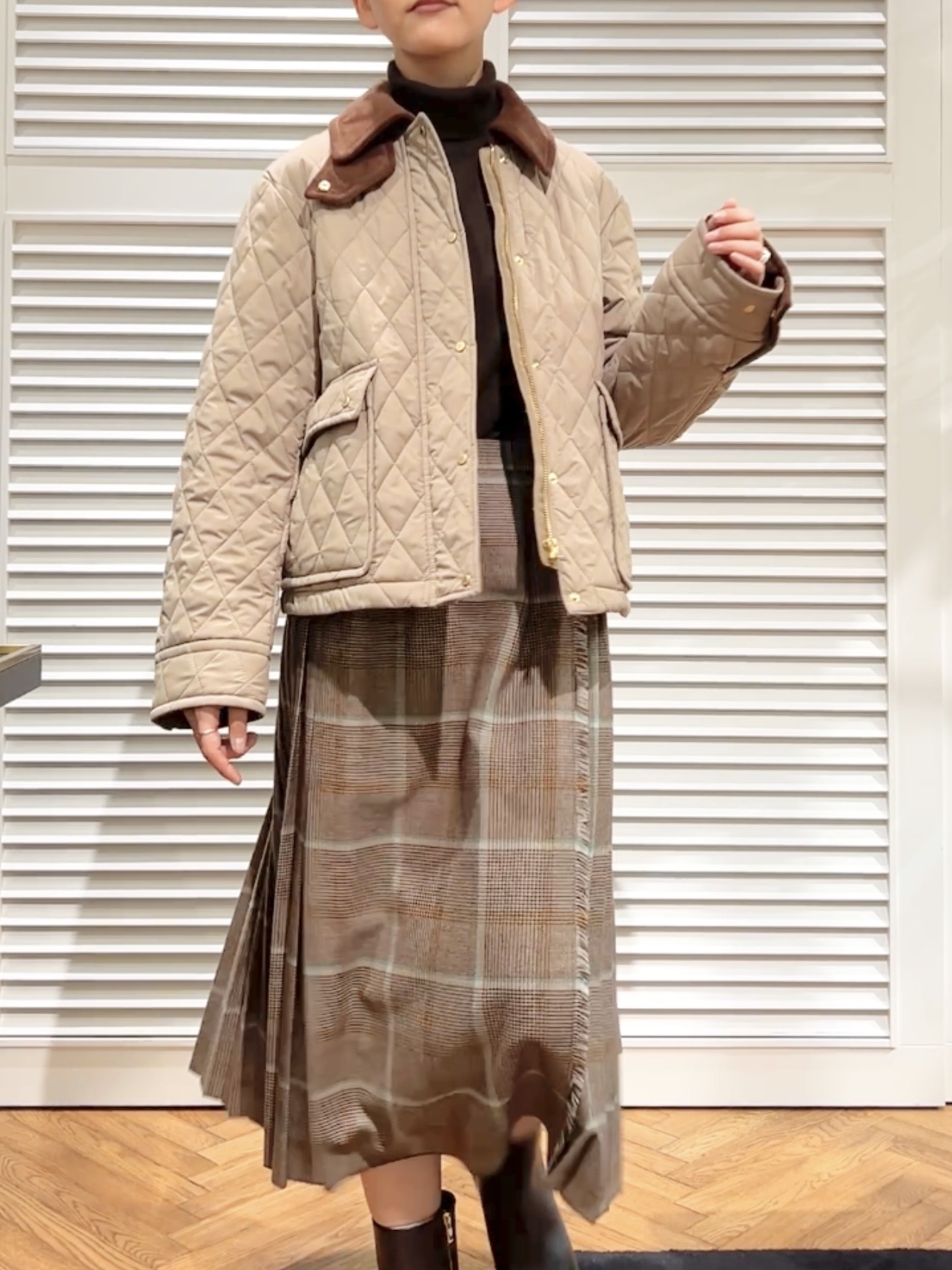 OCHIAIさんの「DRESSTERIOR｜ハンティングキルトブルゾン」を使ったコーディネート