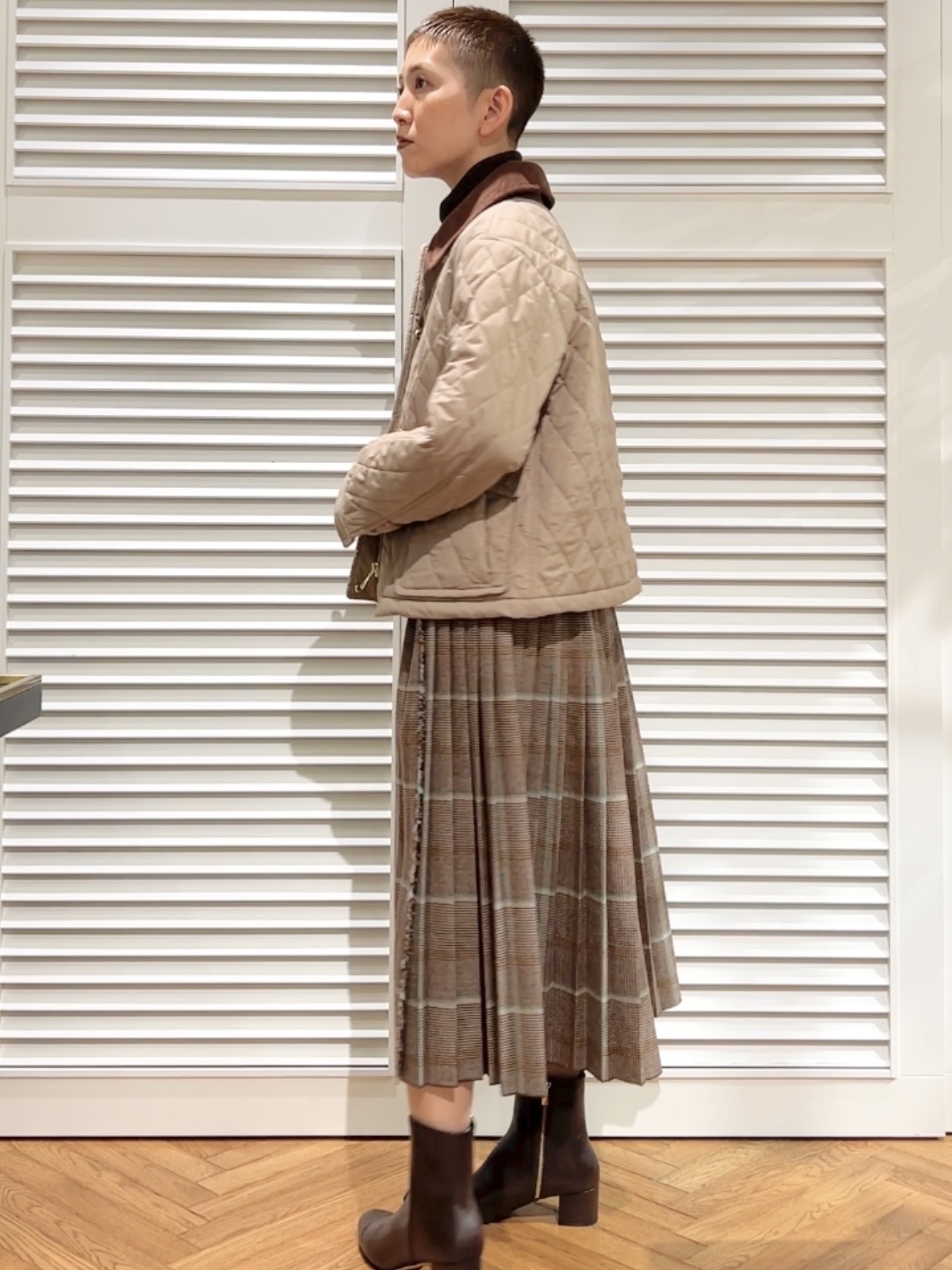 OCHIAIさんの「DRESSTERIOR｜ハンティングキルトブルゾン」を使ったコーディネート