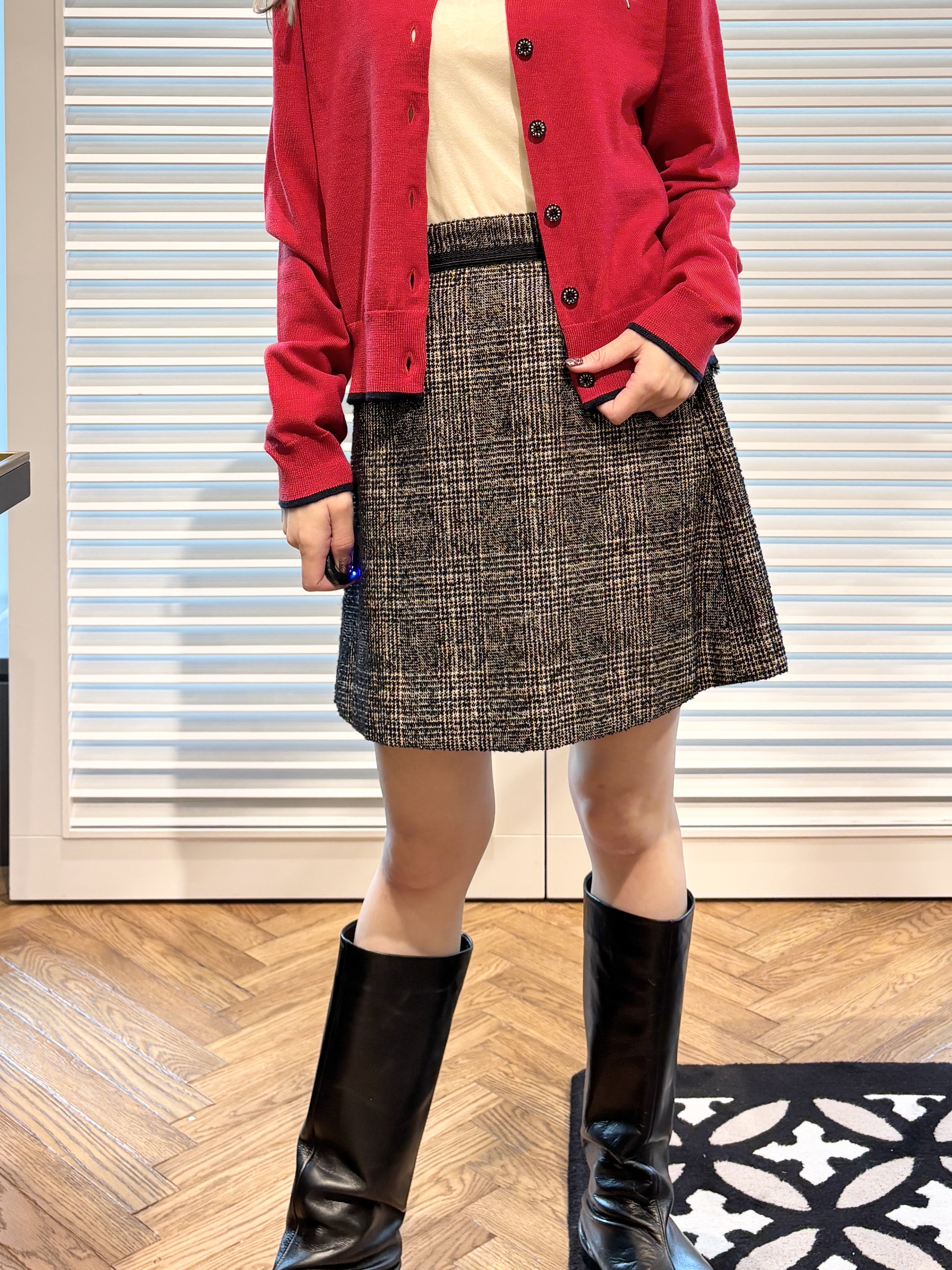 清水夏姫さんの「DRESSTERIOR｜Dhyana．（ディアナドット）&times;金子綾 ロングブーツ」を使ったコーディネート