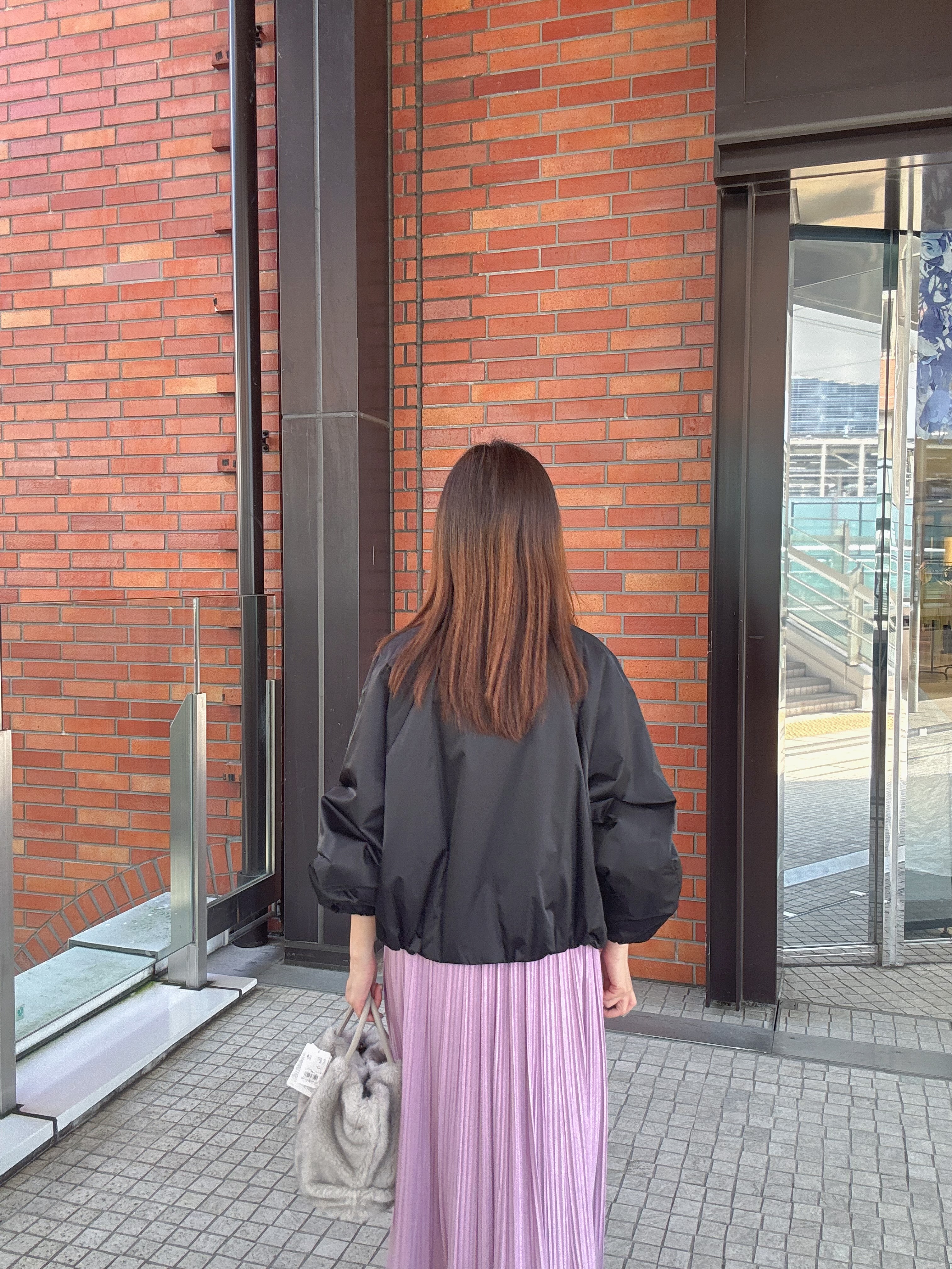 makiさんの「UNTITLED｜【軽アウター/中綿/秋冬コート】ショートブルゾン」を使ったコーディネート