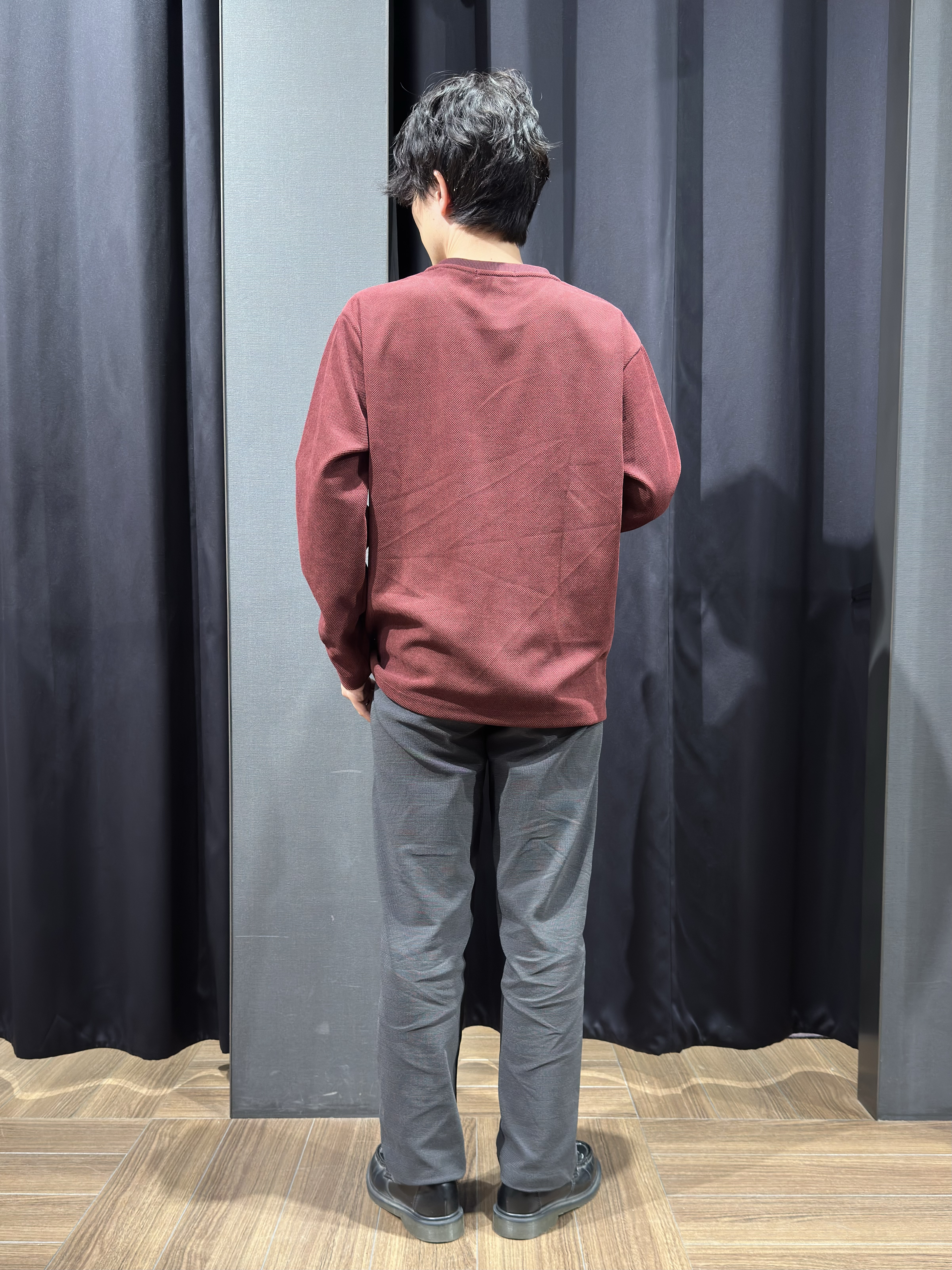 tomoyaさんの「THE SHOP TK｜【洗濯機OK】カノコ編み 長袖Tシャツ」を使ったコーディネート
