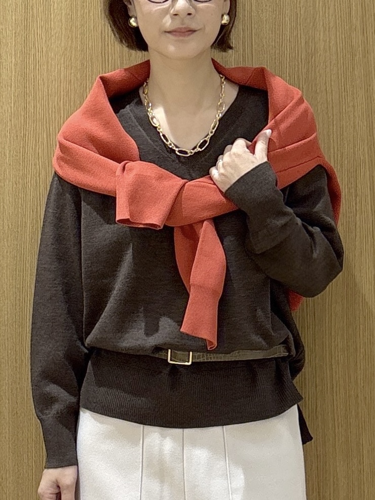 たけねぇさんの「OPAQUE.CLIP｜【UV／遮熱性】ZIPニットカーディガン《洗濯機OK》」を使ったコーディネート