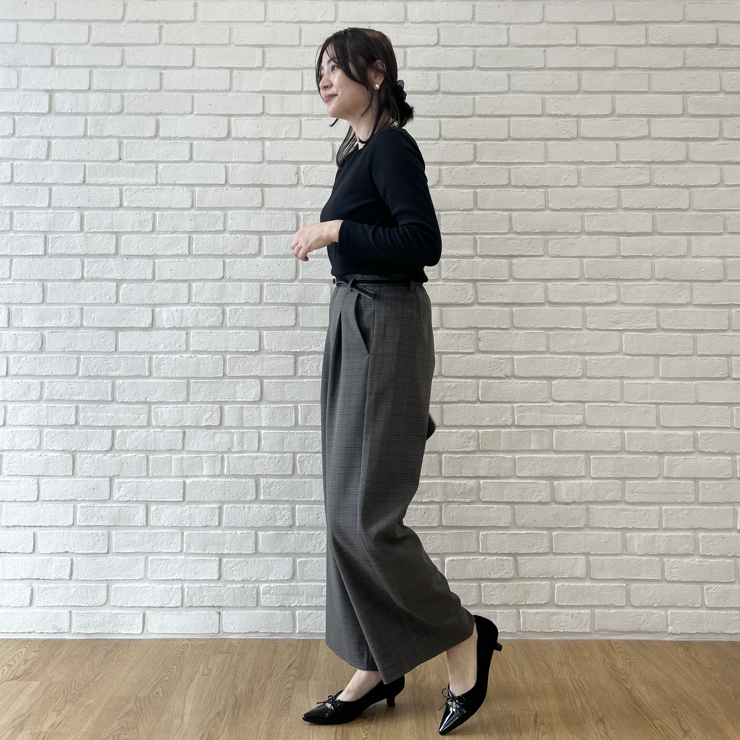shinoさんの「Couture brooch｜【デコルテ美しく】ハートネック テレコトップス」を使ったコーディネート