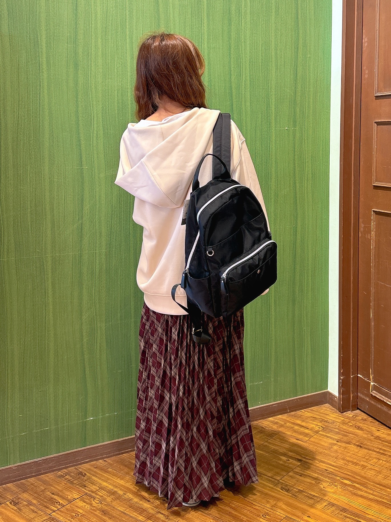 かおりさんの「SHOO･LA･RUE｜【S-LL/洗濯機可】もちさら ダブルジップパーカ」を使ったコーディネート