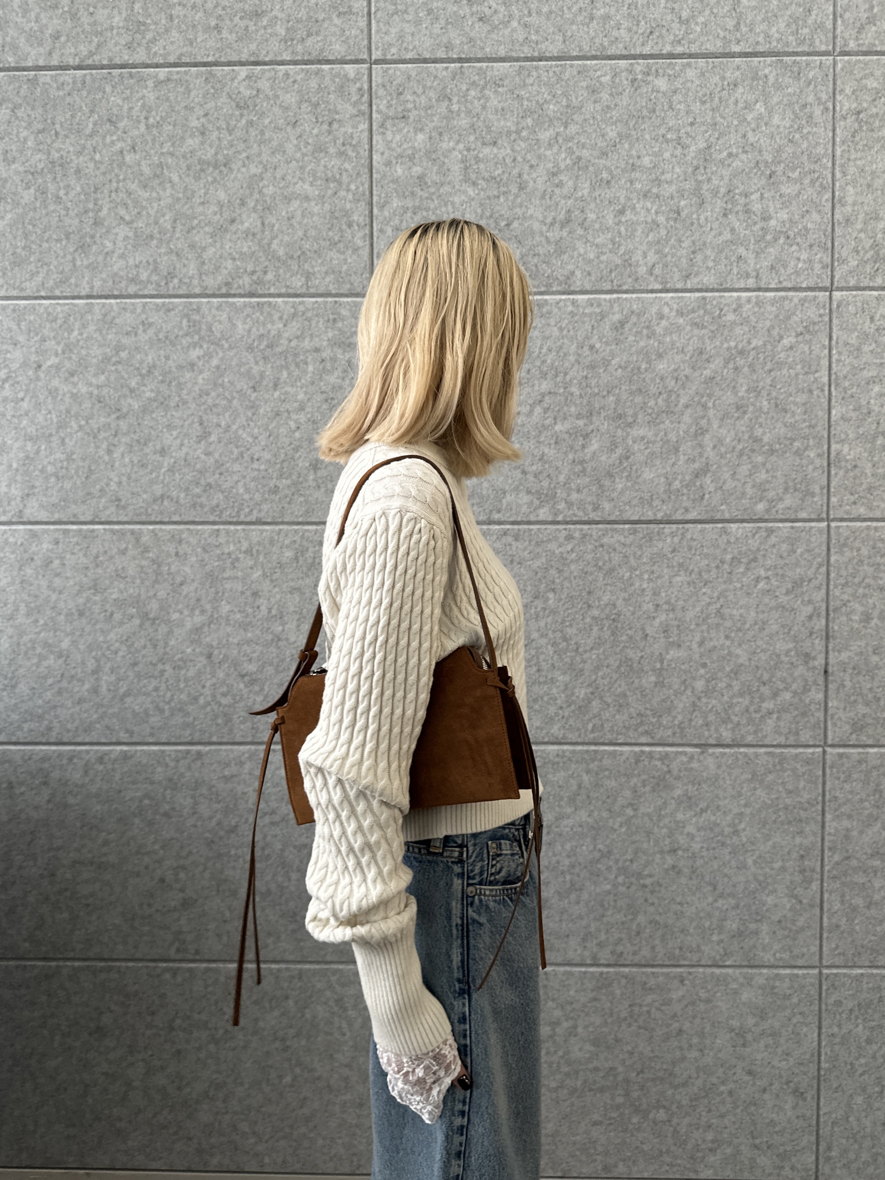 Buyer sakkoさんの「CODE A｜cable open back knit」を使ったコーディネート