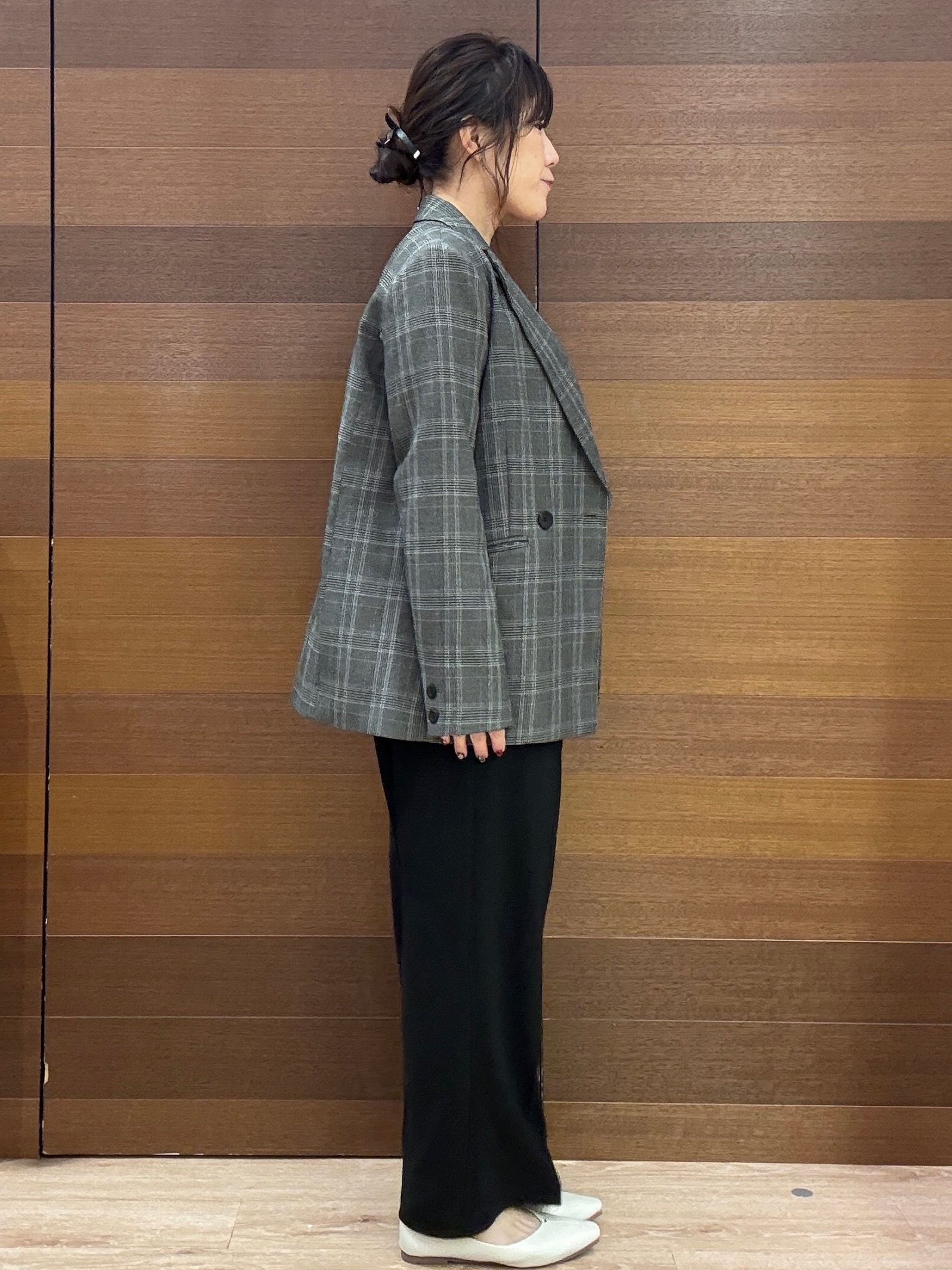 maichiさんの「OPAQUE.CLIP｜ダブルブレストジャケット【洗える】」を使ったコーディネート