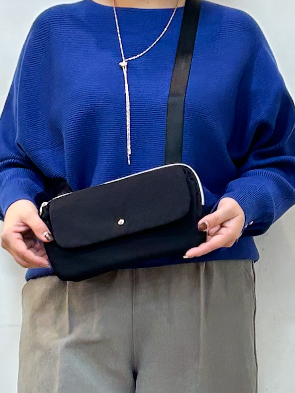haruさんの「SHOO･LA･RUE｜【洗濯機可/体型カバー】やわらかリブドルマンニット」を使ったコーディネート