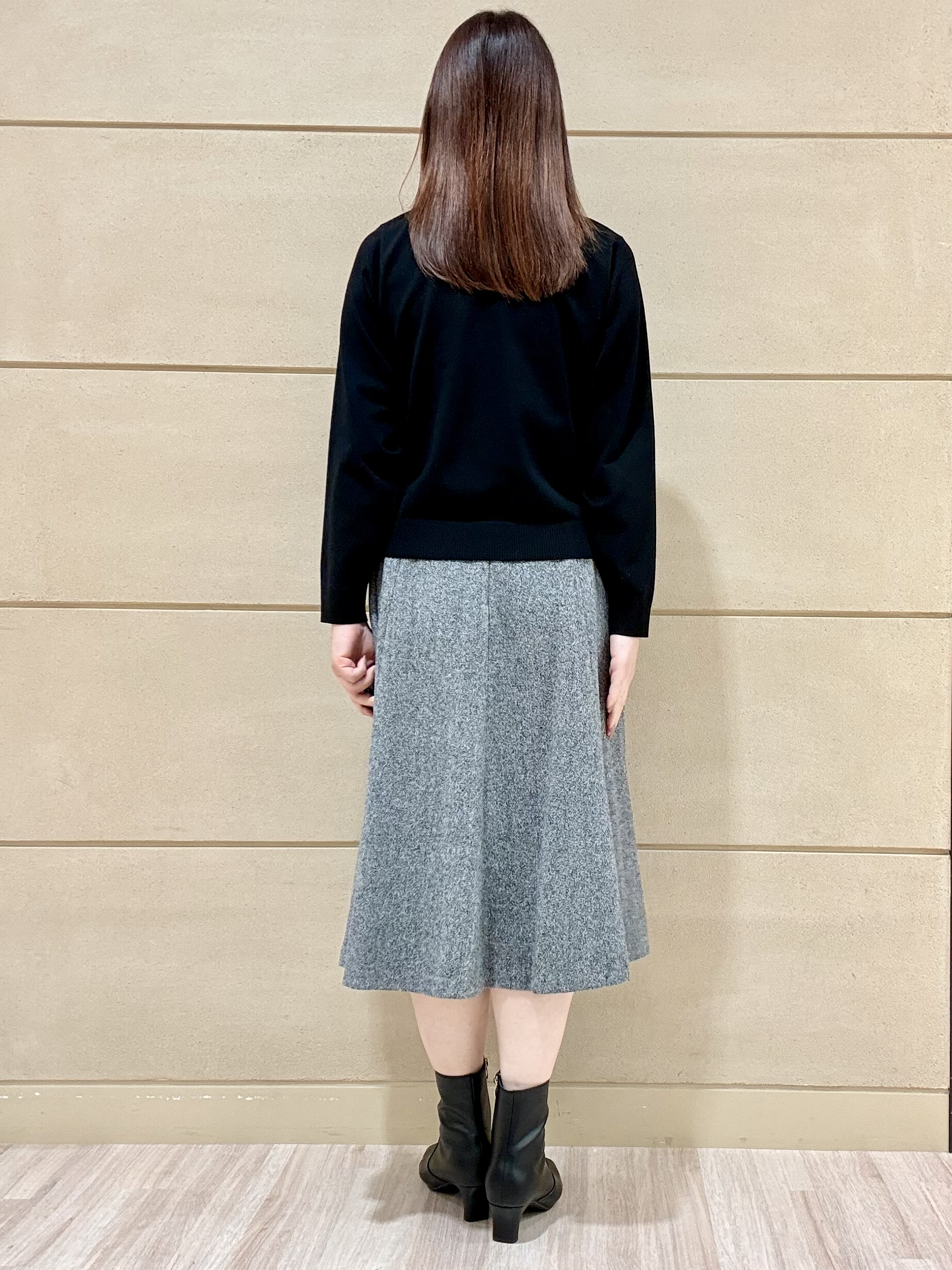 Marさんの「Reflect｜ノーカラーミドル丈ブルゾン」を使ったコーディネート
