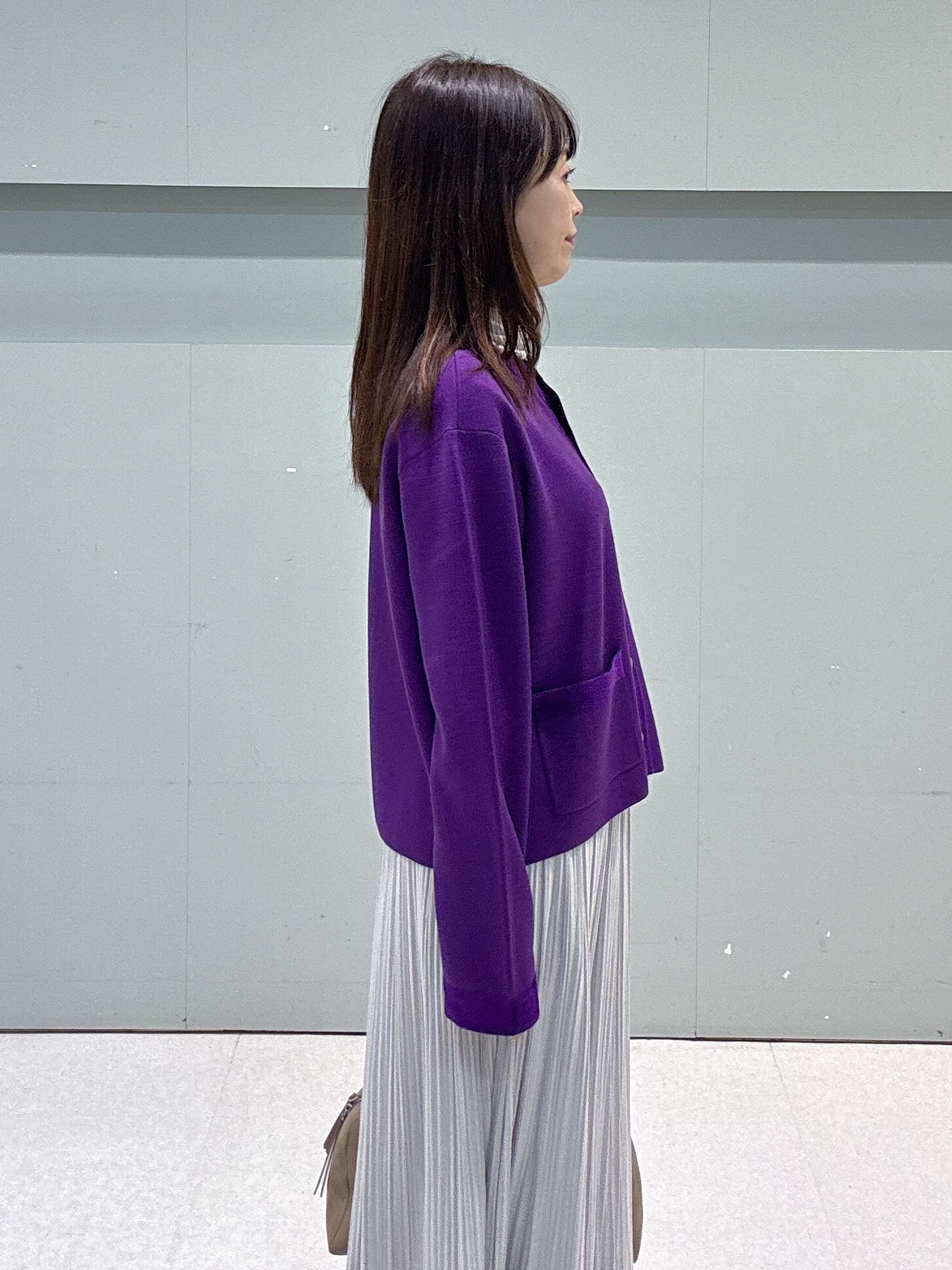 makiさんの「UNTITLED｜【アンサンブル可/ジャケットライク】モールラインカーディガン」を使ったコーディネート
