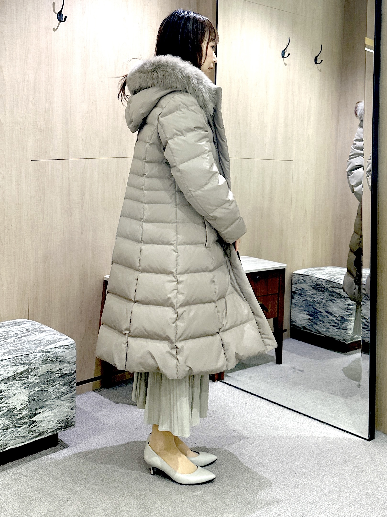 Miwaさんの「UNTITLED｜【店頭人気！/8色展開】ボリュームスリーブニットプルオーバー」を使ったコーディネート