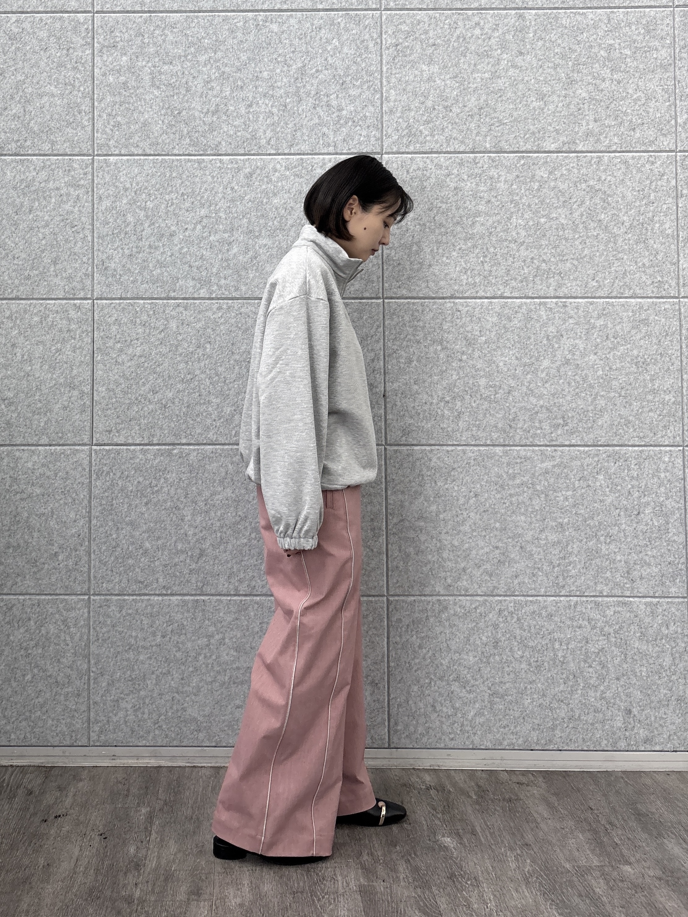 ayanoさんの「INDIVI｜裏毛ハーフジップカットソー」を使ったコーディネート