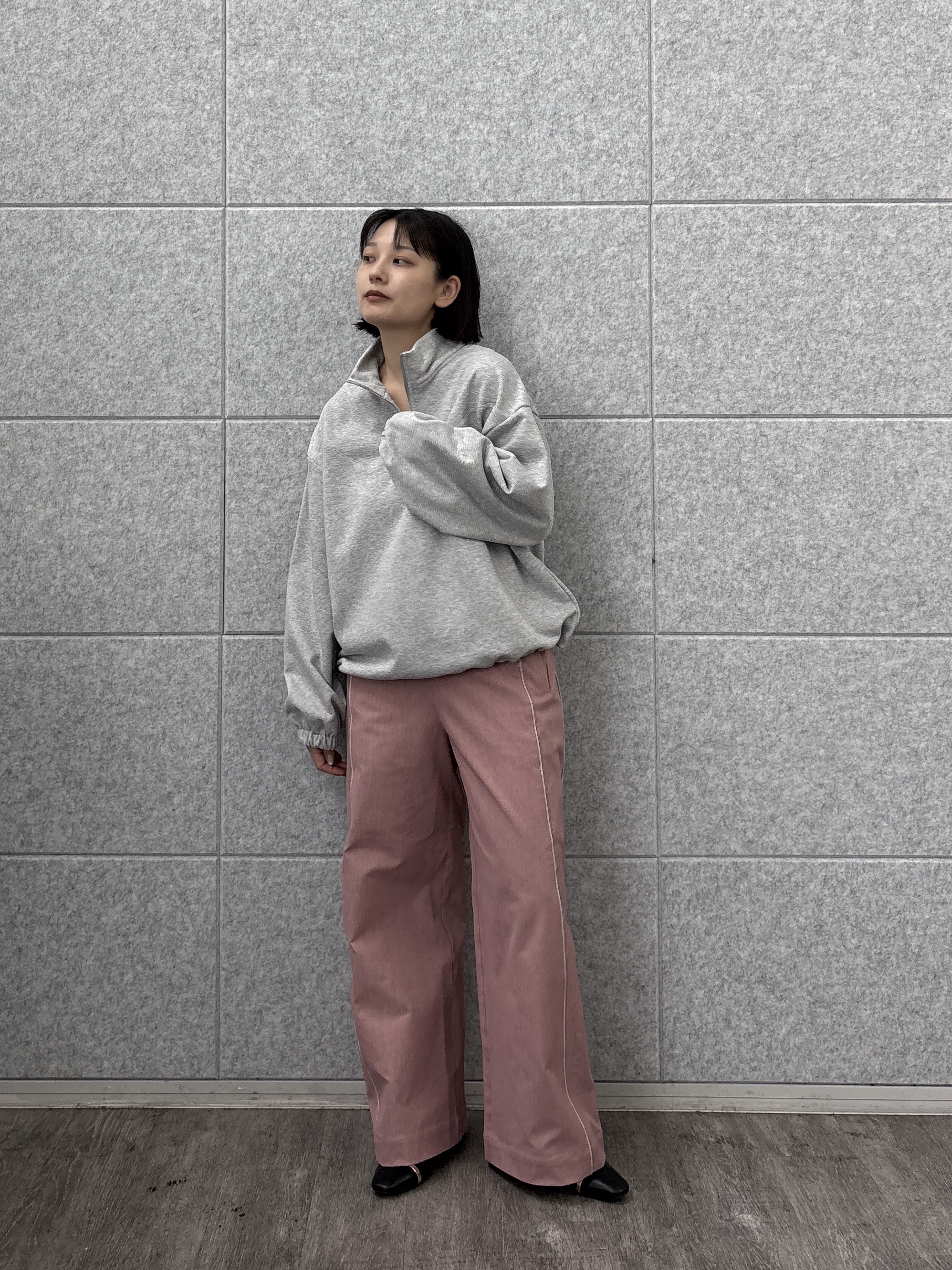 ayanoさんの「INDIVI｜裏毛ハーフジップカットソー」を使ったコーディネート