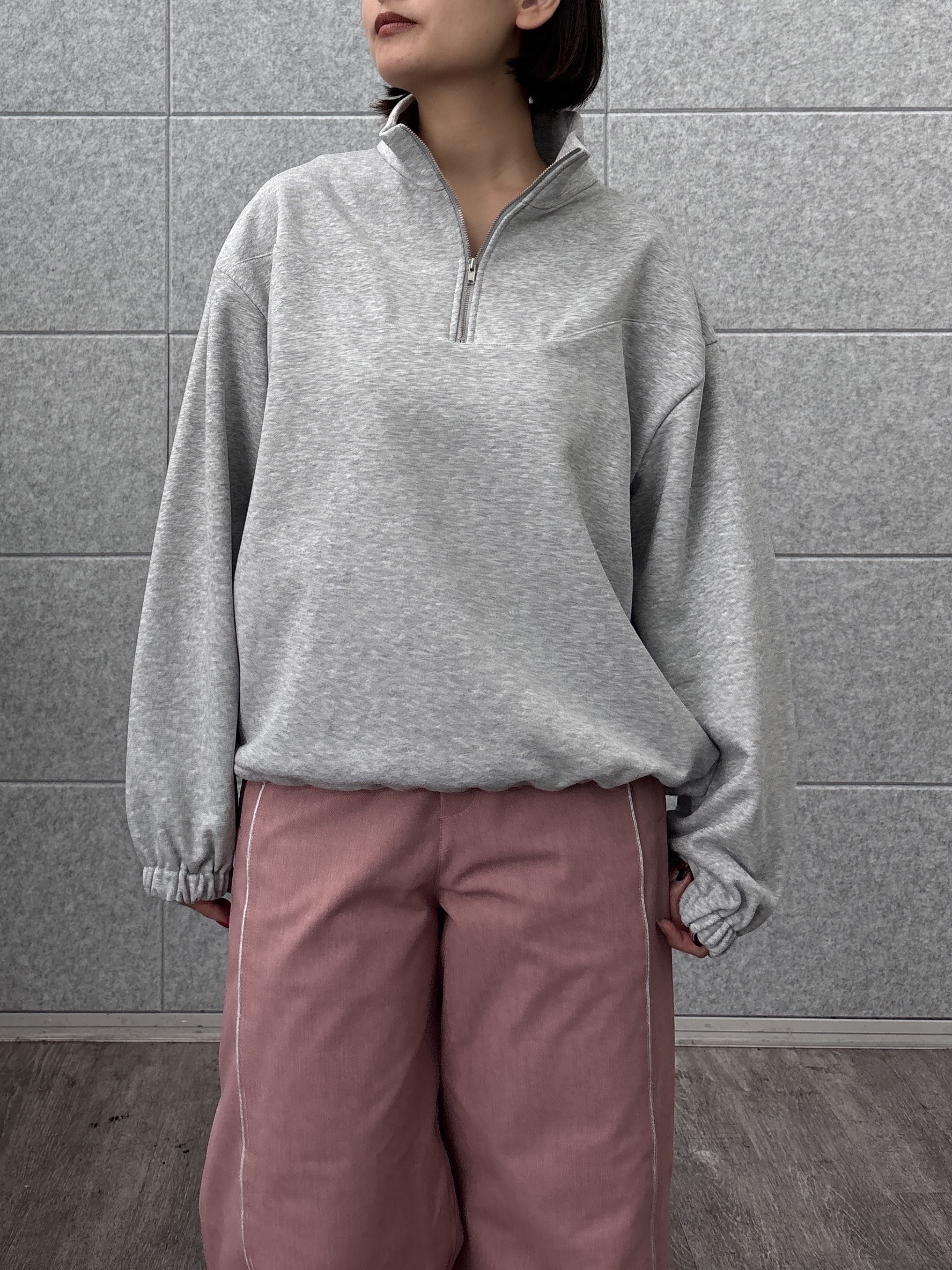 ayanoさんの「INDIVI｜裏毛ハーフジップカットソー」を使ったコーディネート