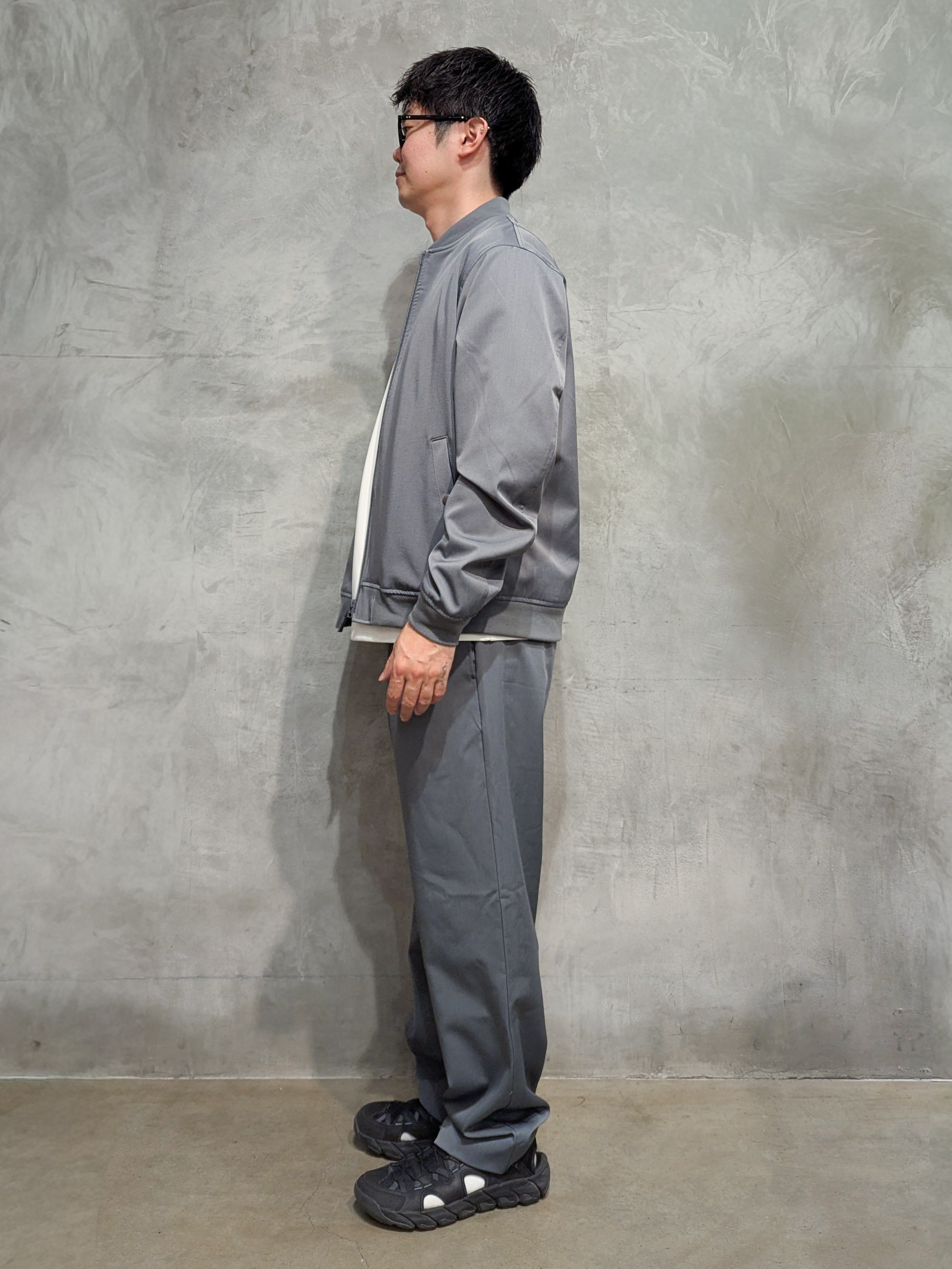 daiさんの「THE SHOP TK｜【洗濯機OK／ストレッチ】FLEX LINE リブブルゾン」を使ったコーディネート