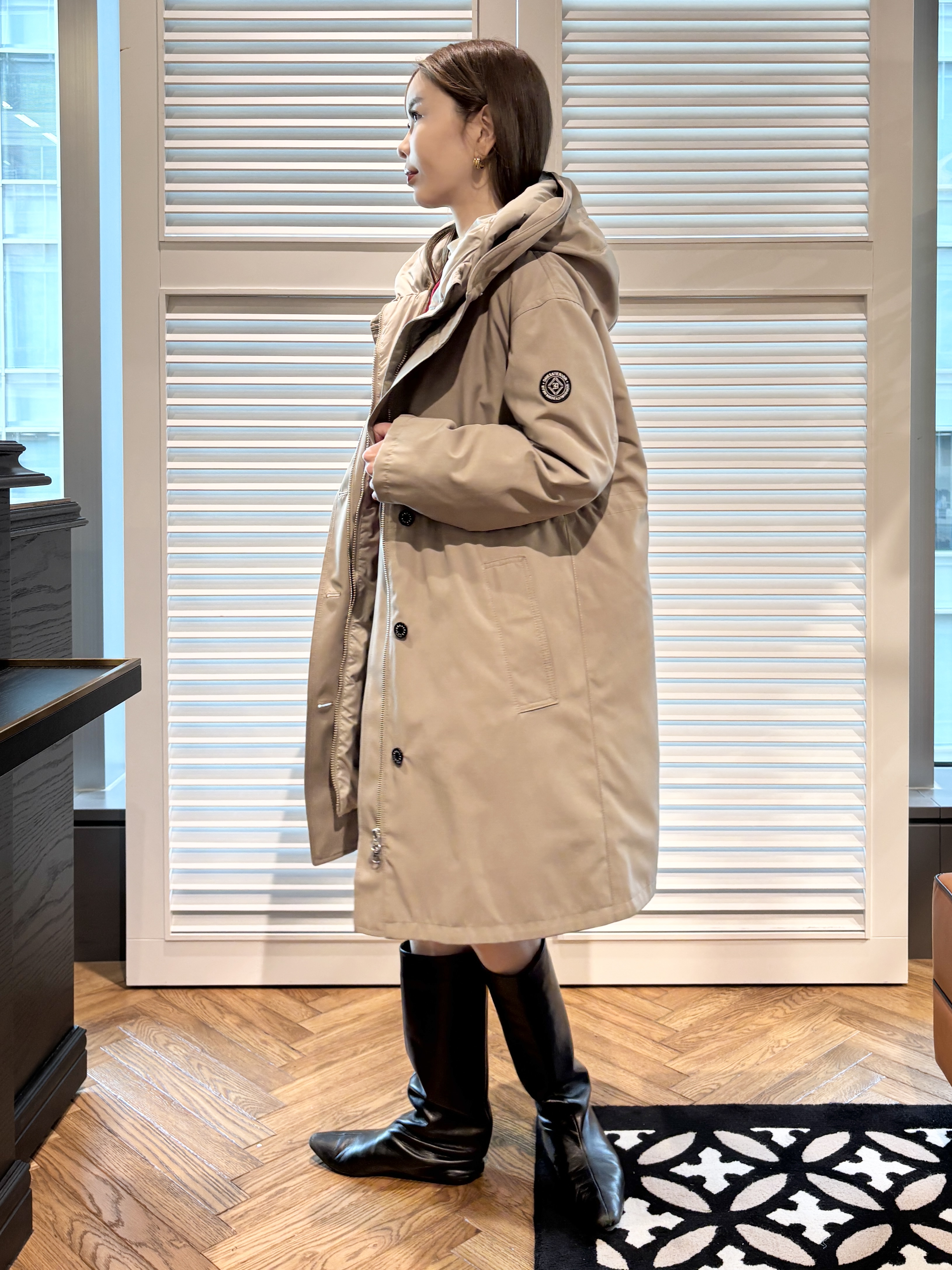 清水夏姫さんの「DRESSTERIOR｜3WAYダウンコート」を使ったコーディネート