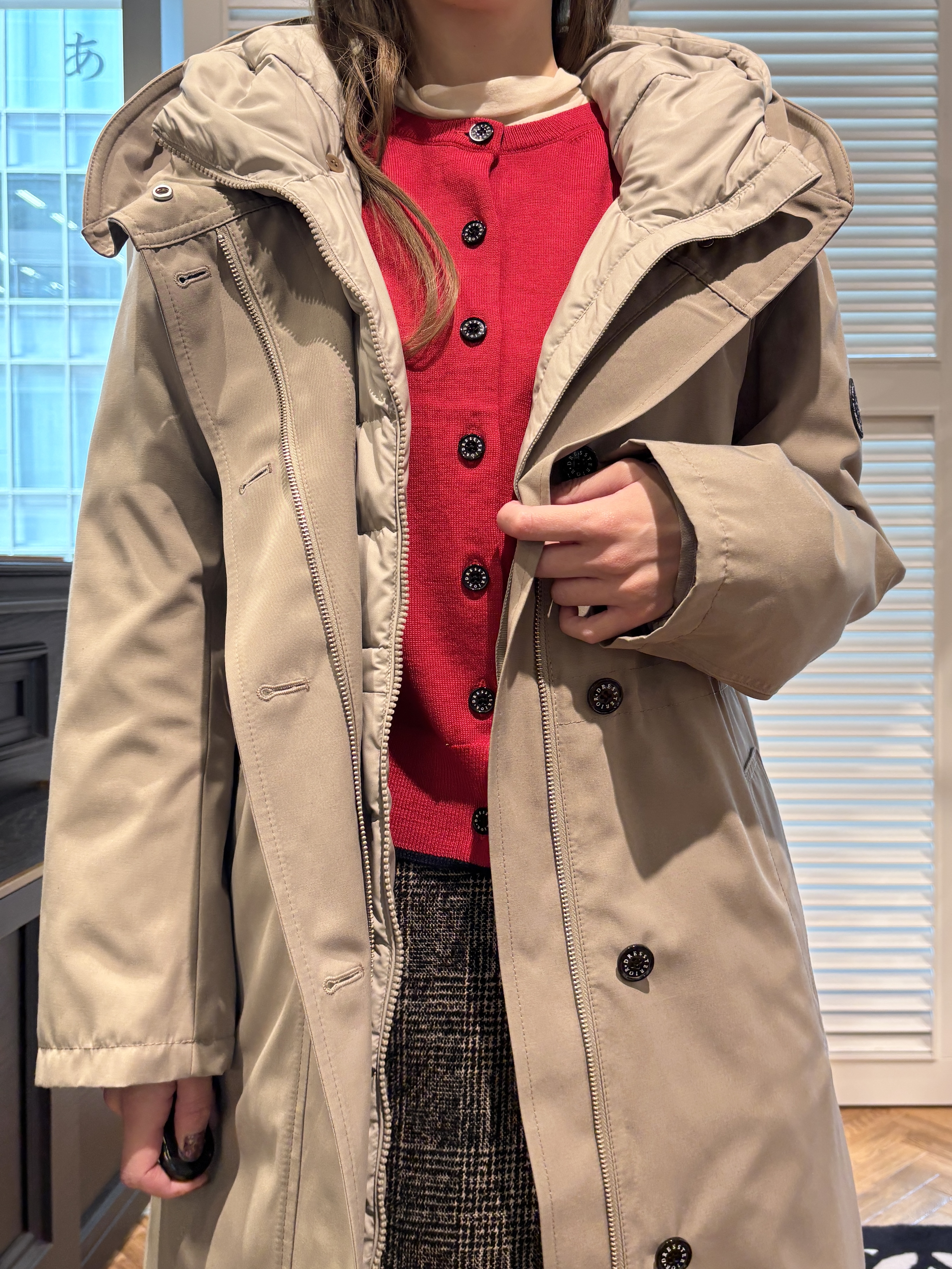 清水夏姫さんの「DRESSTERIOR｜3WAYダウンコート」を使ったコーディネート