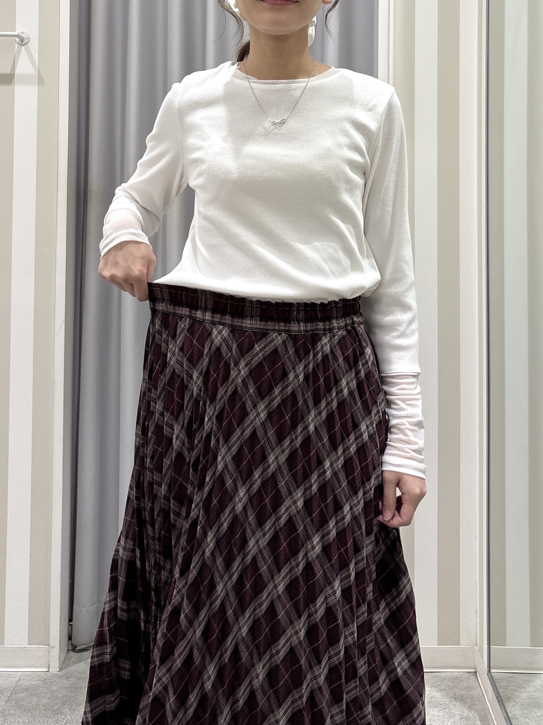 Rikaさんの「SHOO･LA･RUE｜【セットアップ可/洗濯後しわになりにくい】ウールフィール ダブルジャケット」を使ったコーディネート