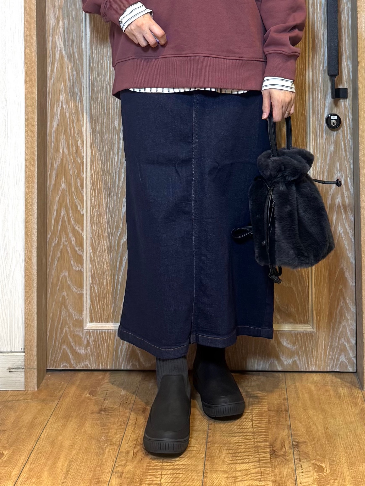 KAORIさんの「SHOO･LA･RUE｜【体型カバー/洗濯機可】ゆるシルエットスウェット」を使ったコーディネート