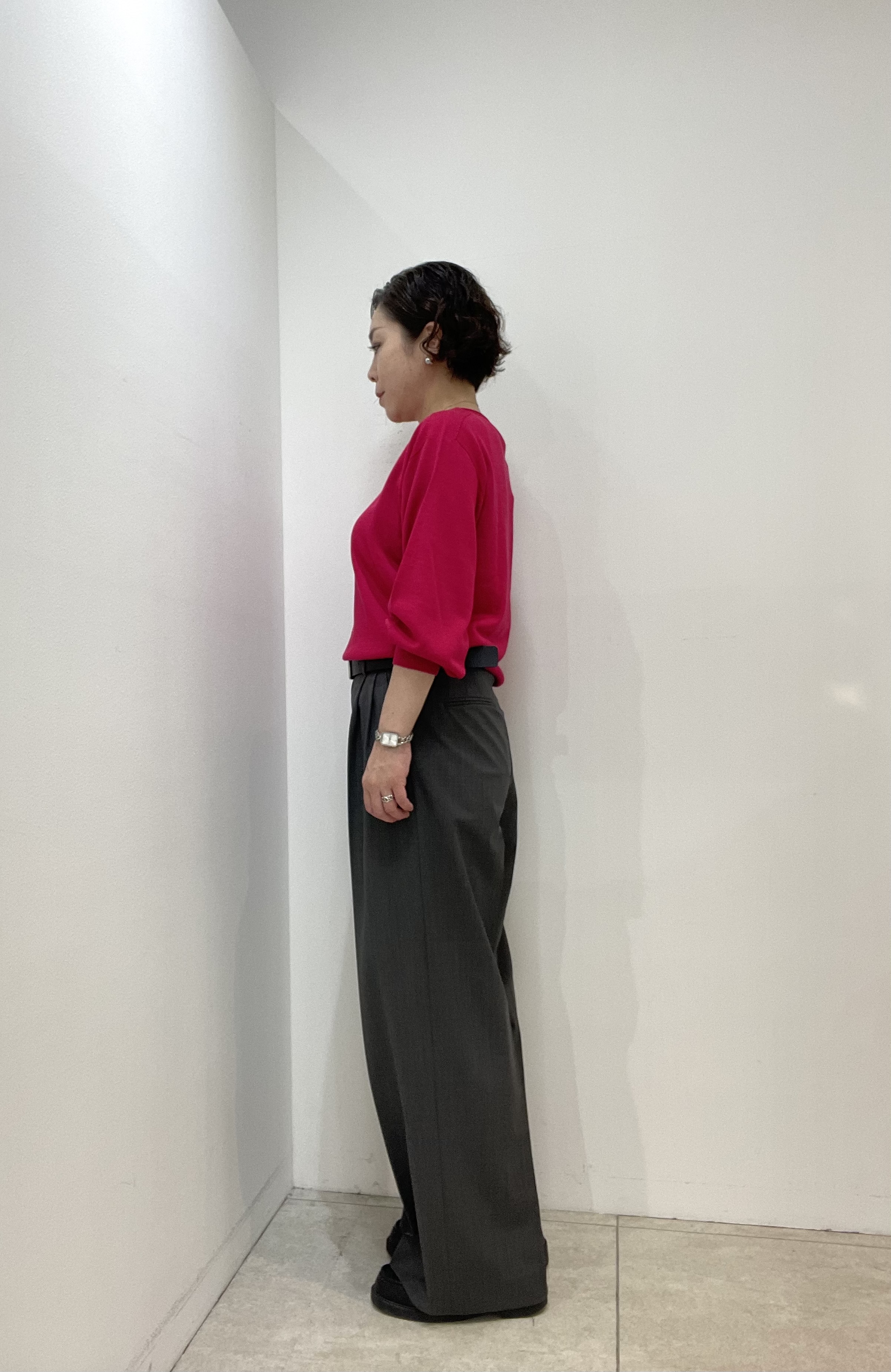 Wachiさんの「UNTITLED｜【店頭人気！/8色展開】ボリュームスリーブニットプルオーバー」を使ったコーディネート