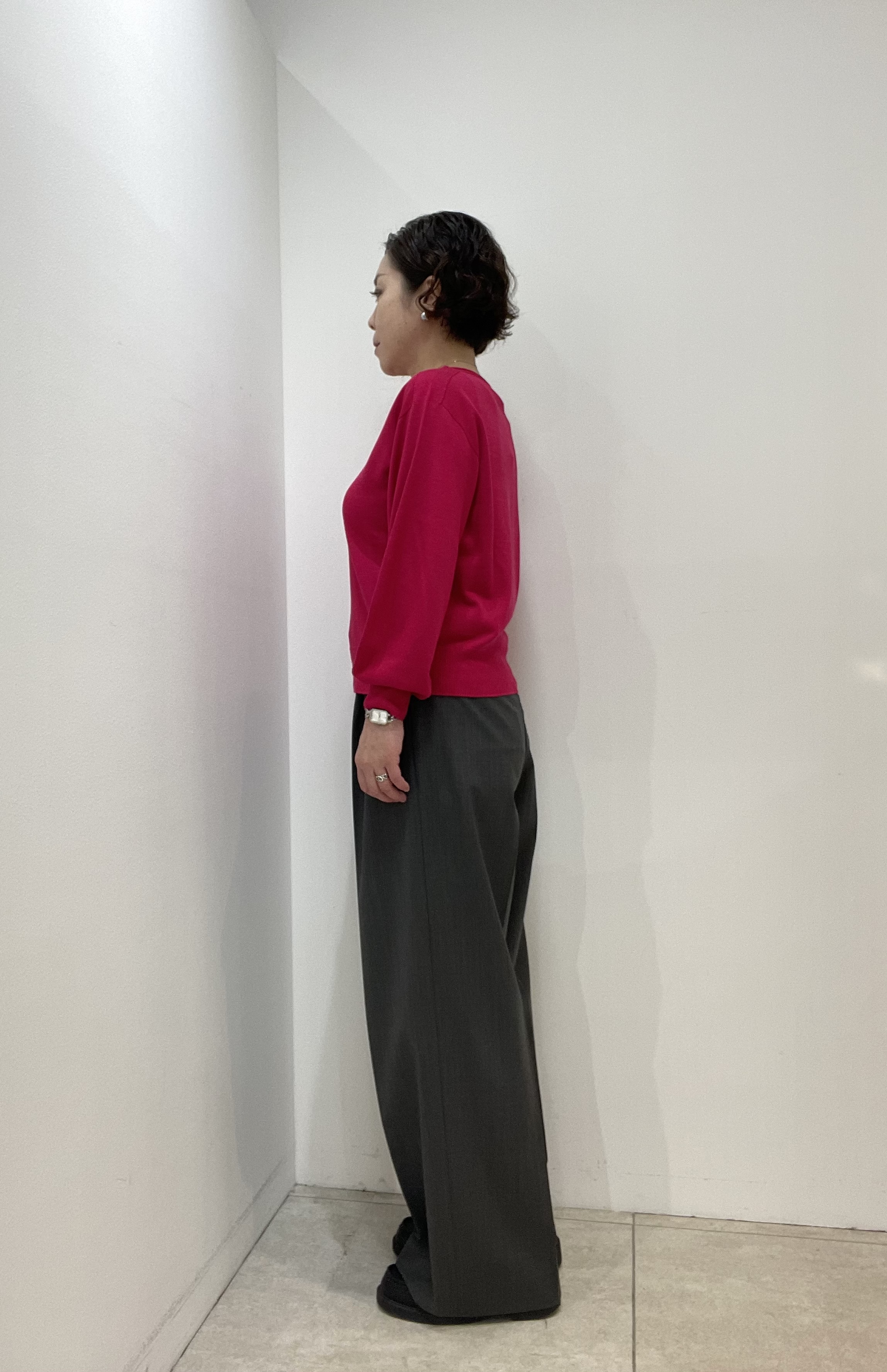 Wachiさんの「UNTITLED｜【店頭人気！/8色展開】ボリュームスリーブニットプルオーバー」を使ったコーディネート