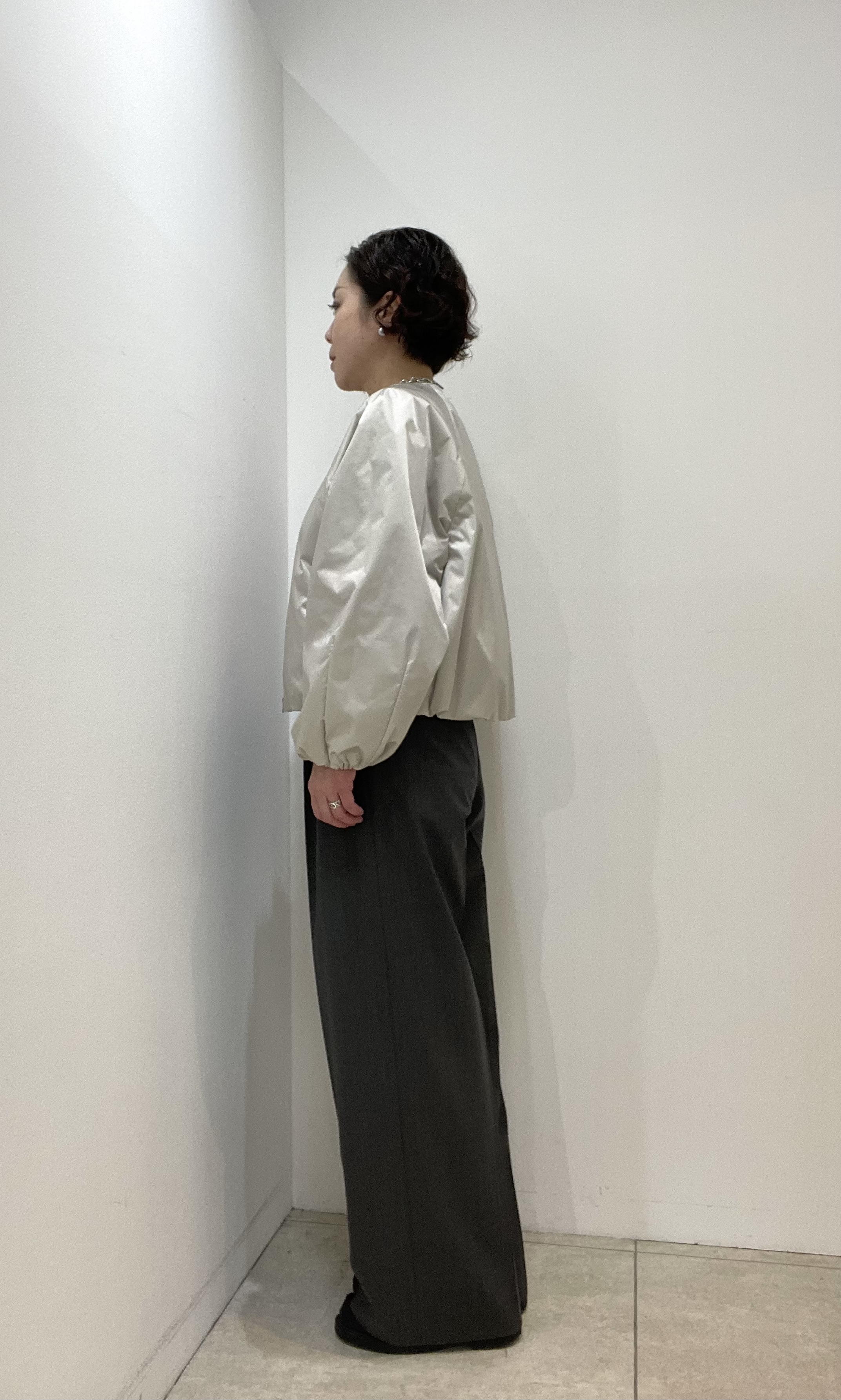Wachiさんの「UNTITLED｜【軽アウター/中綿/秋冬コート】ショートブルゾン」を使ったコーディネート