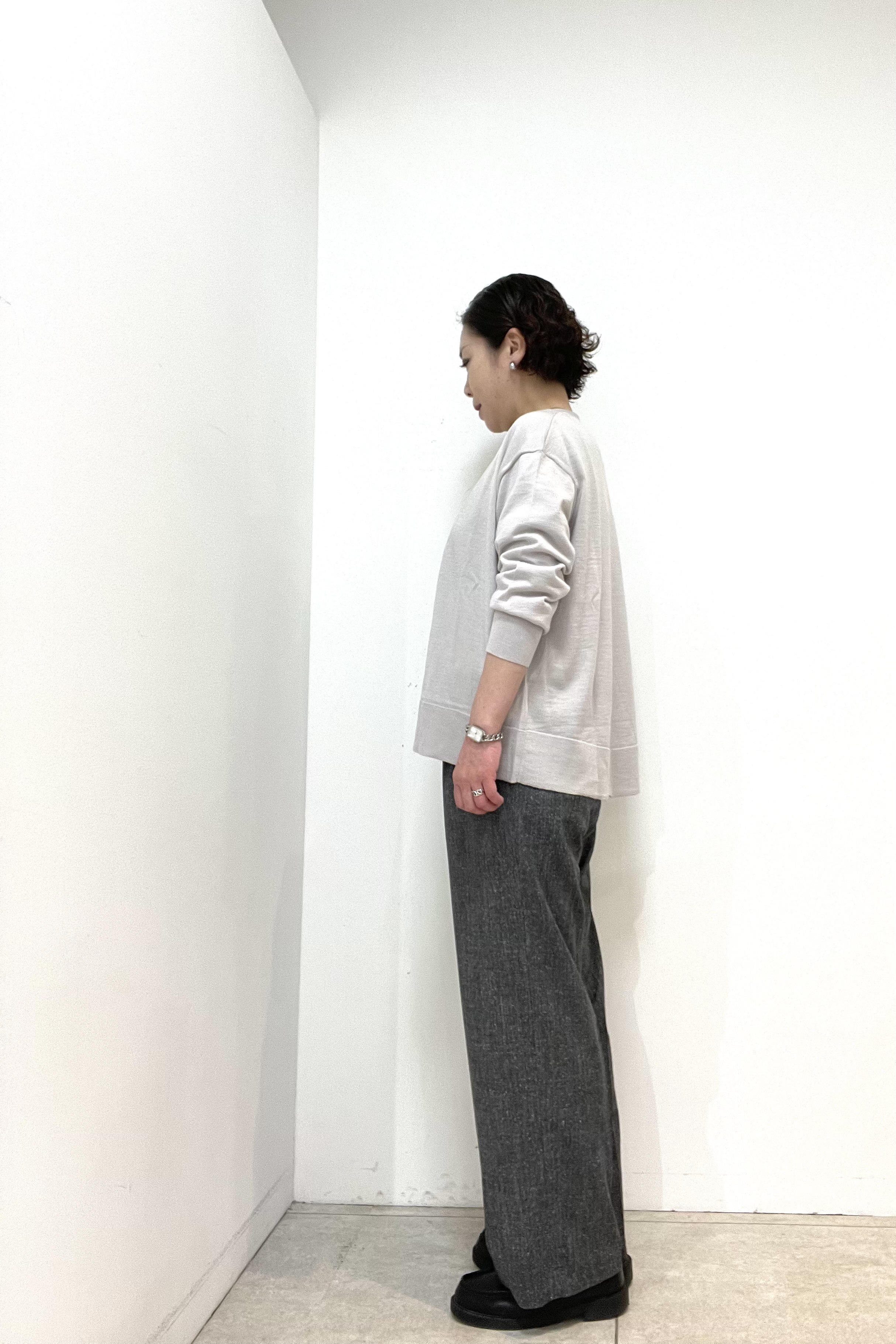 Wachiさんの「UNTITLED｜【アンサンブル可/秋羽織り/通勤】シルクウールカシミヤカーディガン」を使ったコーディネート