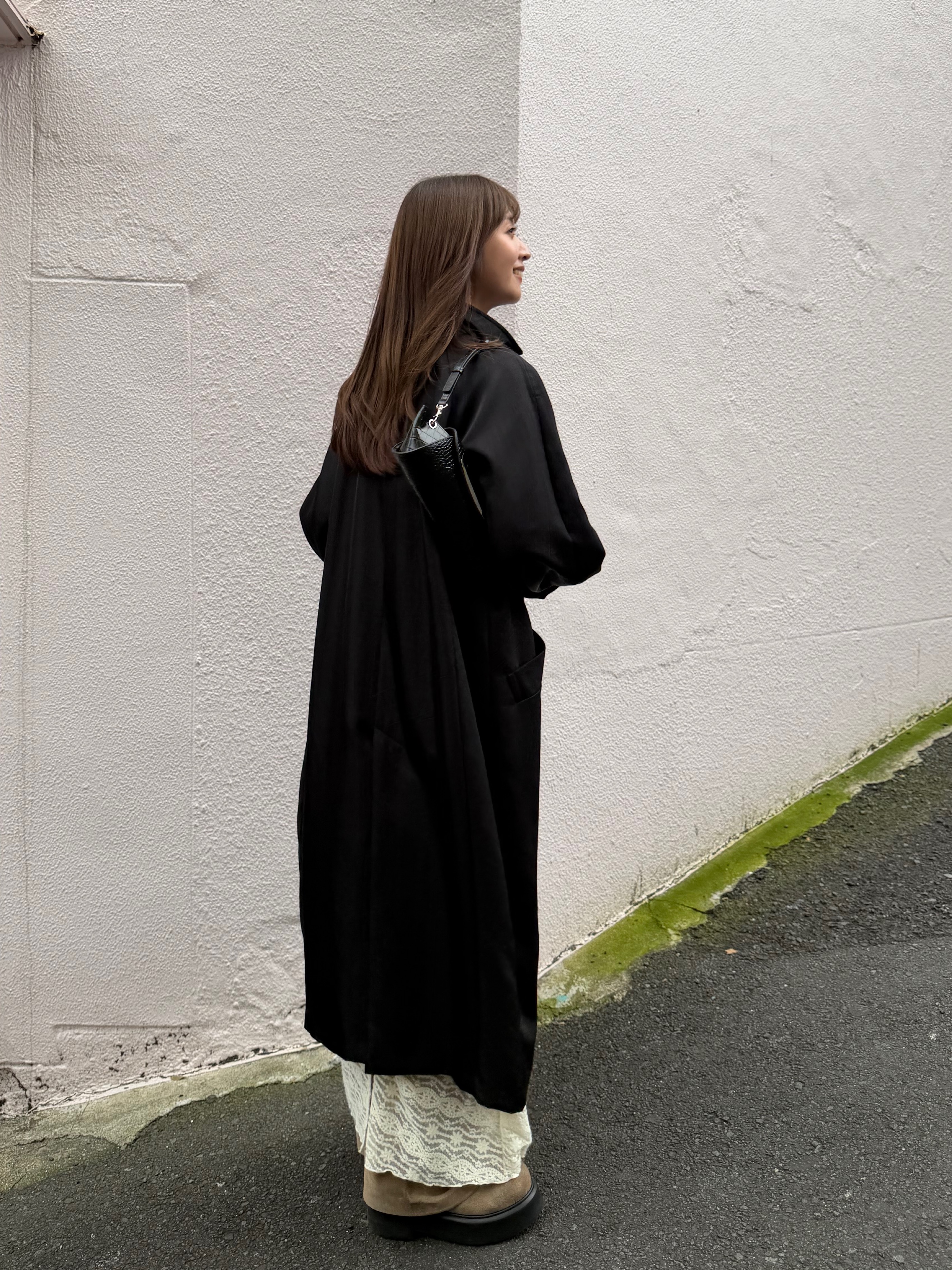 kanamiさんの「CODE A｜veil lace Jersey dress」を使ったコーディネート