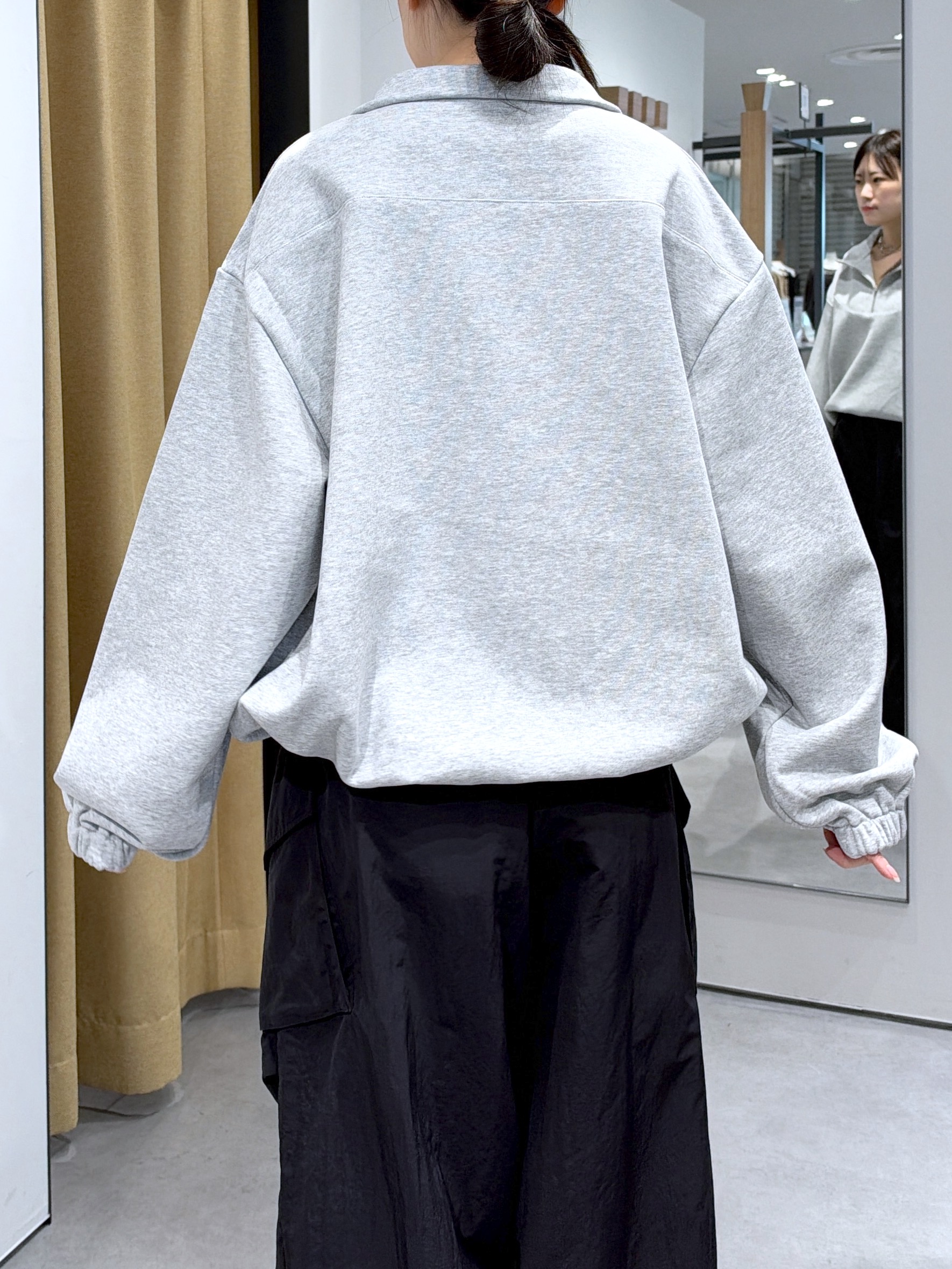 Renoさんの「INDIVI｜裏毛ハーフジップカットソー」を使ったコーディネート