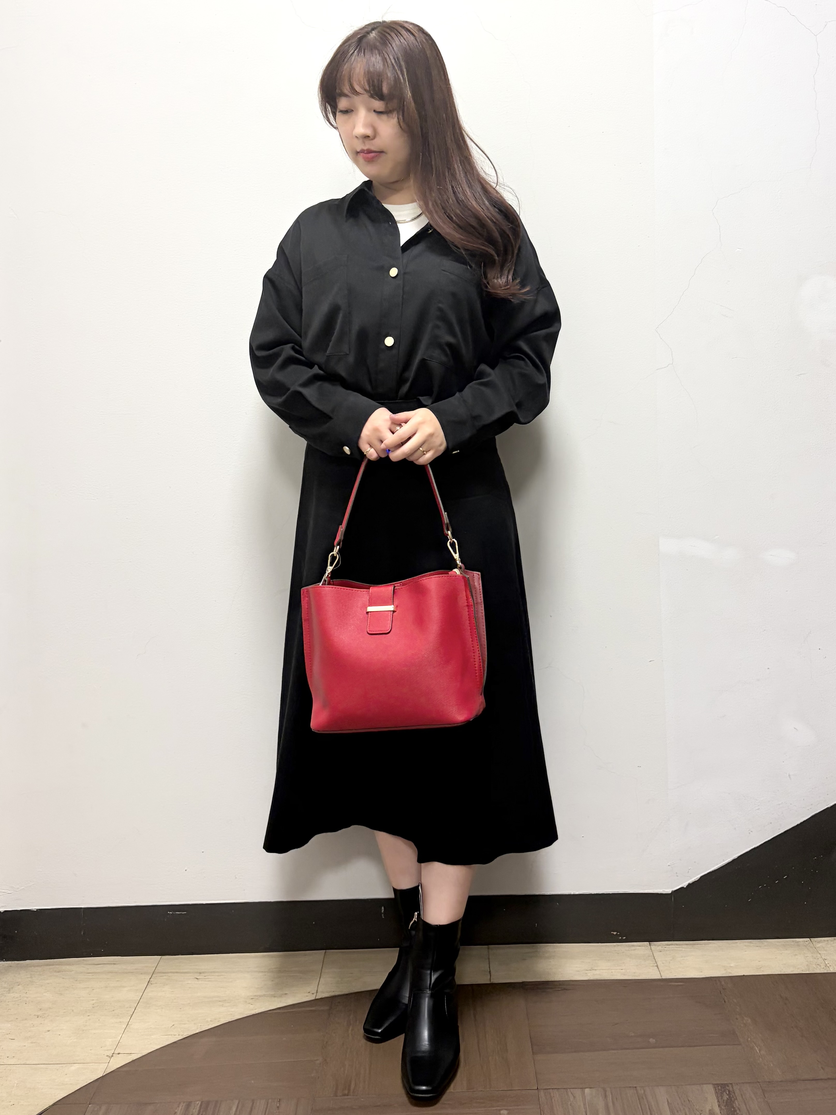 Azusaさんの「Reflect｜【羽織◎】スエード調シャツ」を使ったコーディネート