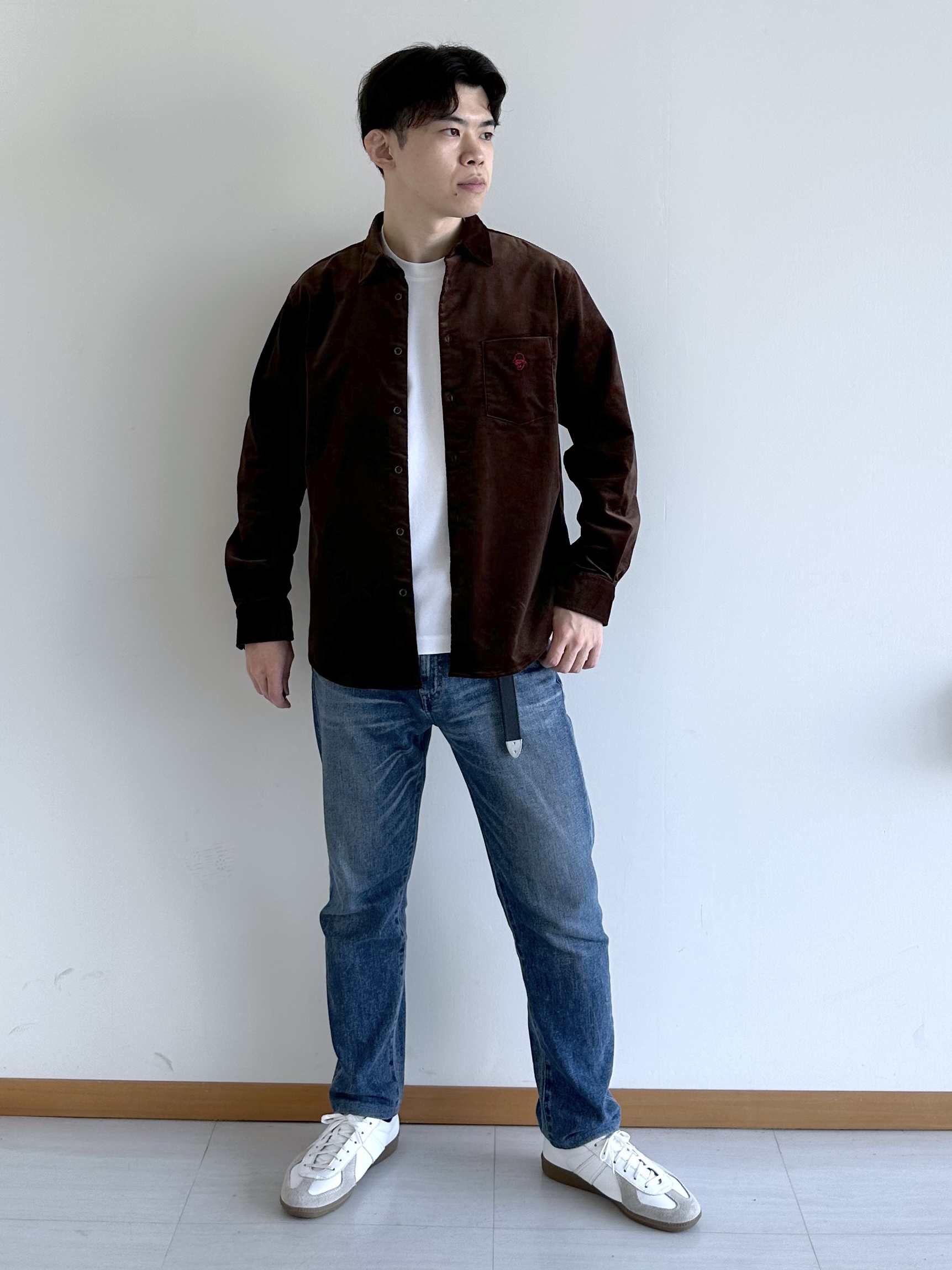 イッシーさんの「TAKEO KIKUCHI｜ストレッチ テーラードＴシャツ」を使ったコーディネート