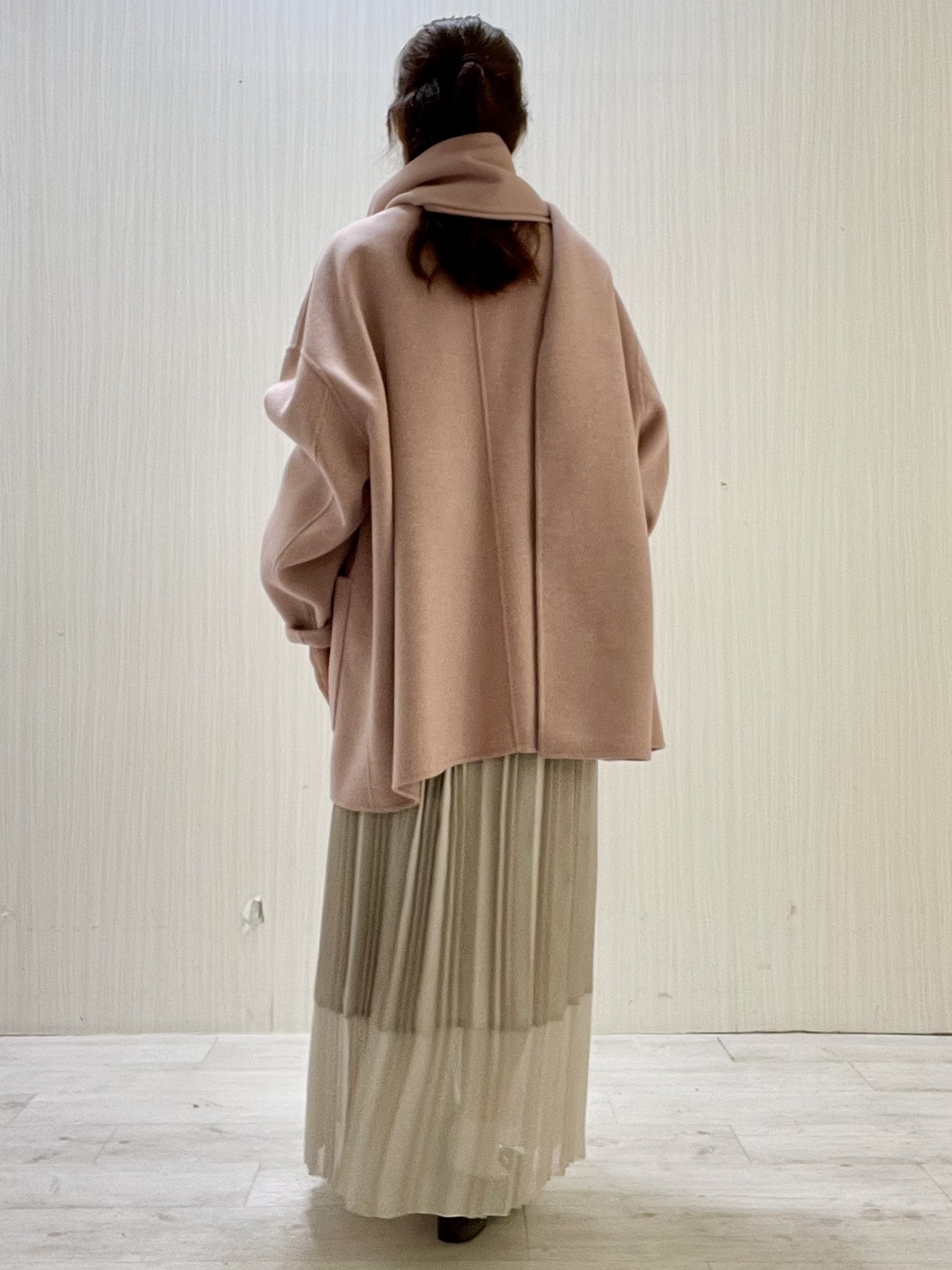 Mさんの「UNTITLED｜【マフラー付き/ゆったり】リバーコート」を使ったコーディネート