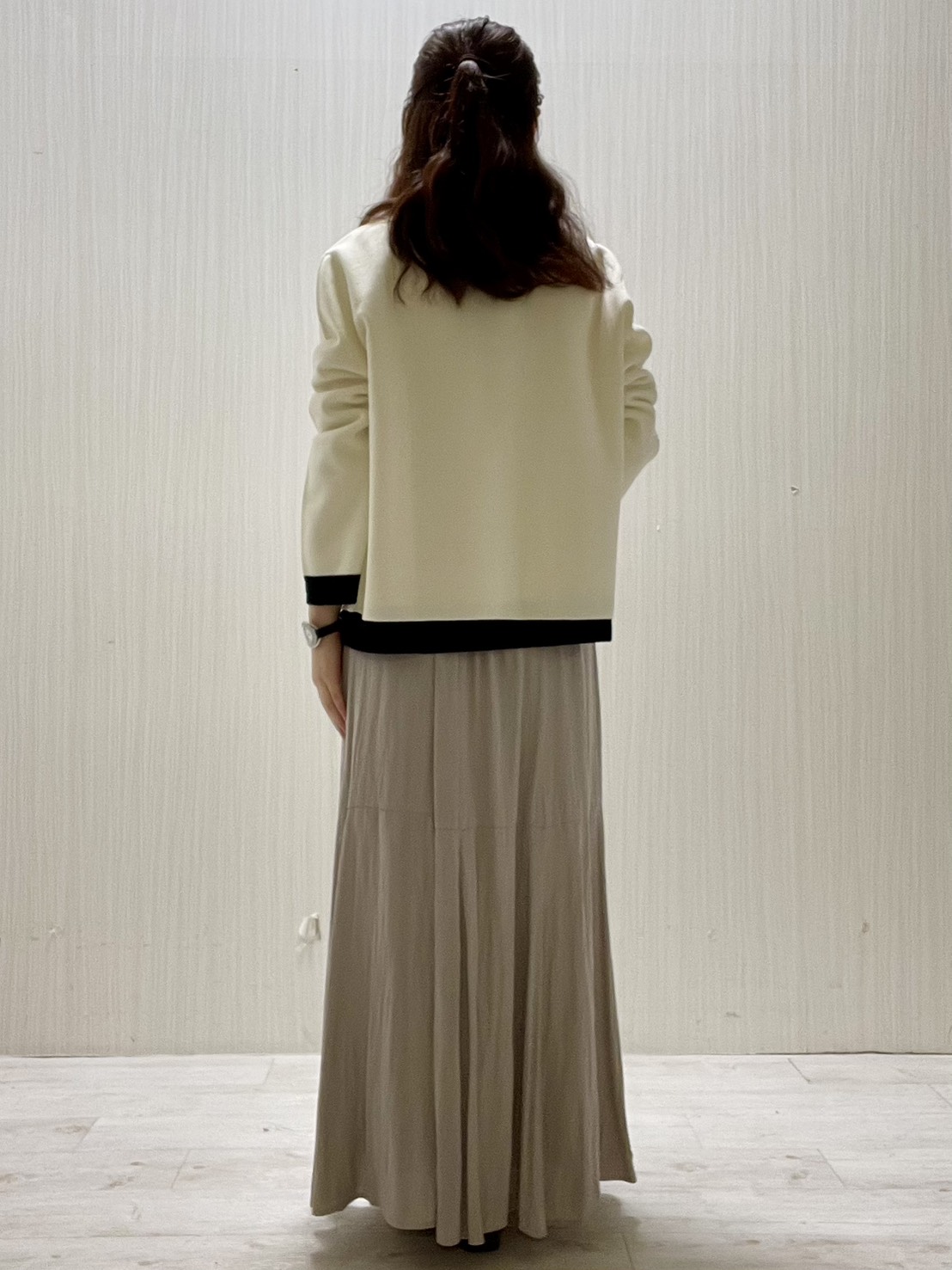 Mさんの「UNTITLED｜【アンサンブル可/ジャケットライク】モールラインカーディガン」を使ったコーディネート