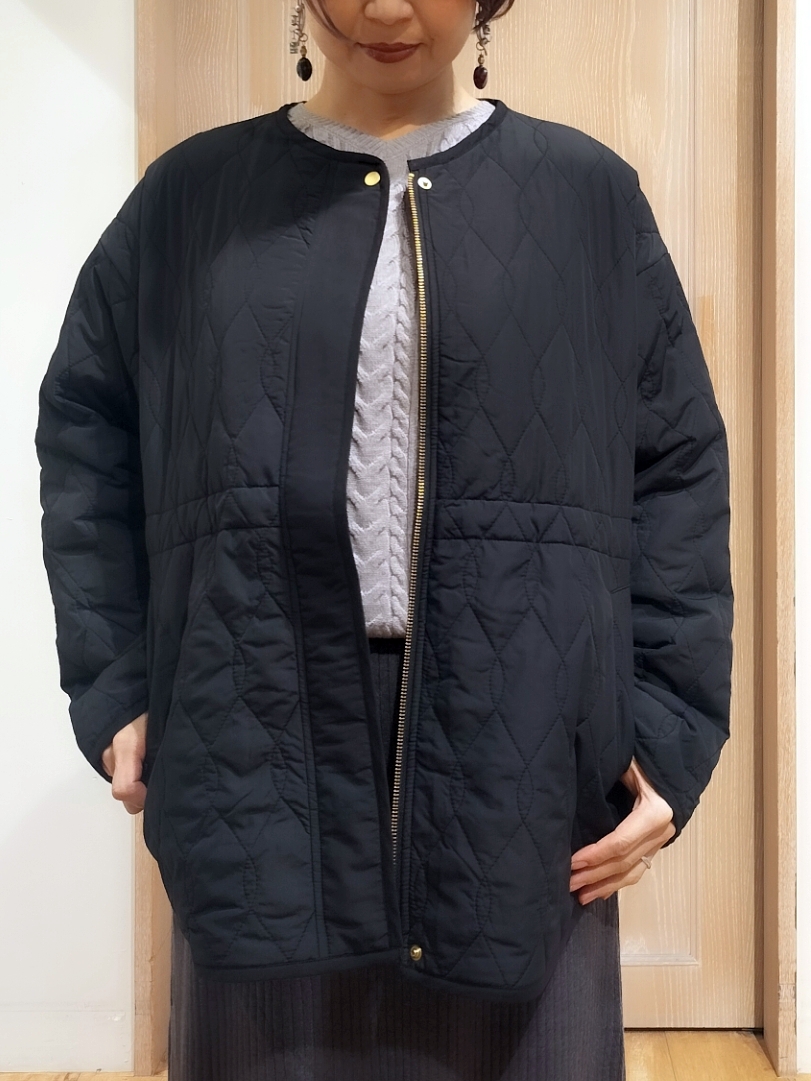 YUKIさんの「SHOO･LA･RUE｜【撥水/S-LL/洗濯機可】ウエスト絞れる キルト中綿ジャケット」を使ったコーディネート
