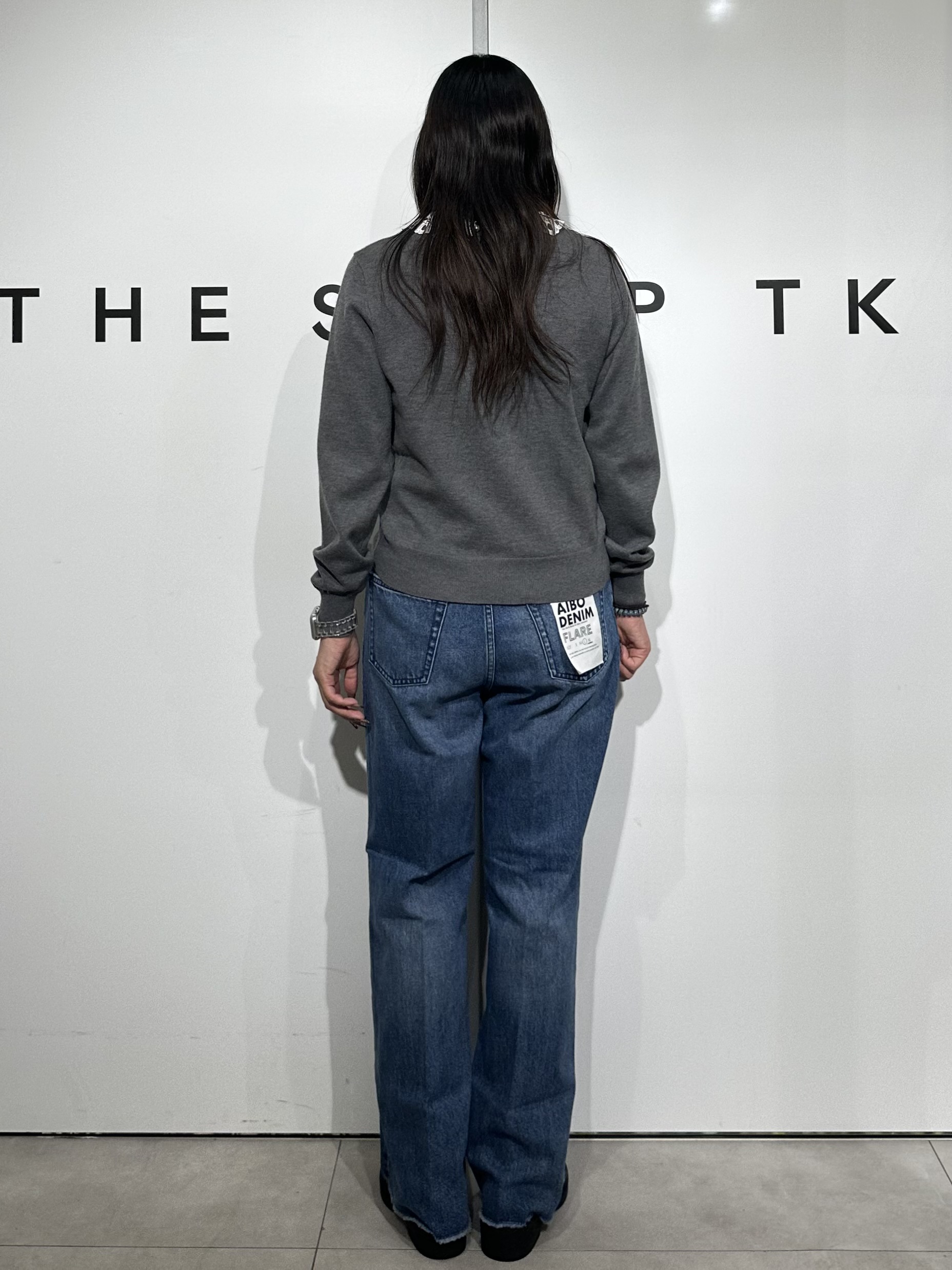 cottonさんの「THE SHOP TK｜【襟取り外し可能】もにゅ 襟レース付きニット」を使ったコーディネート