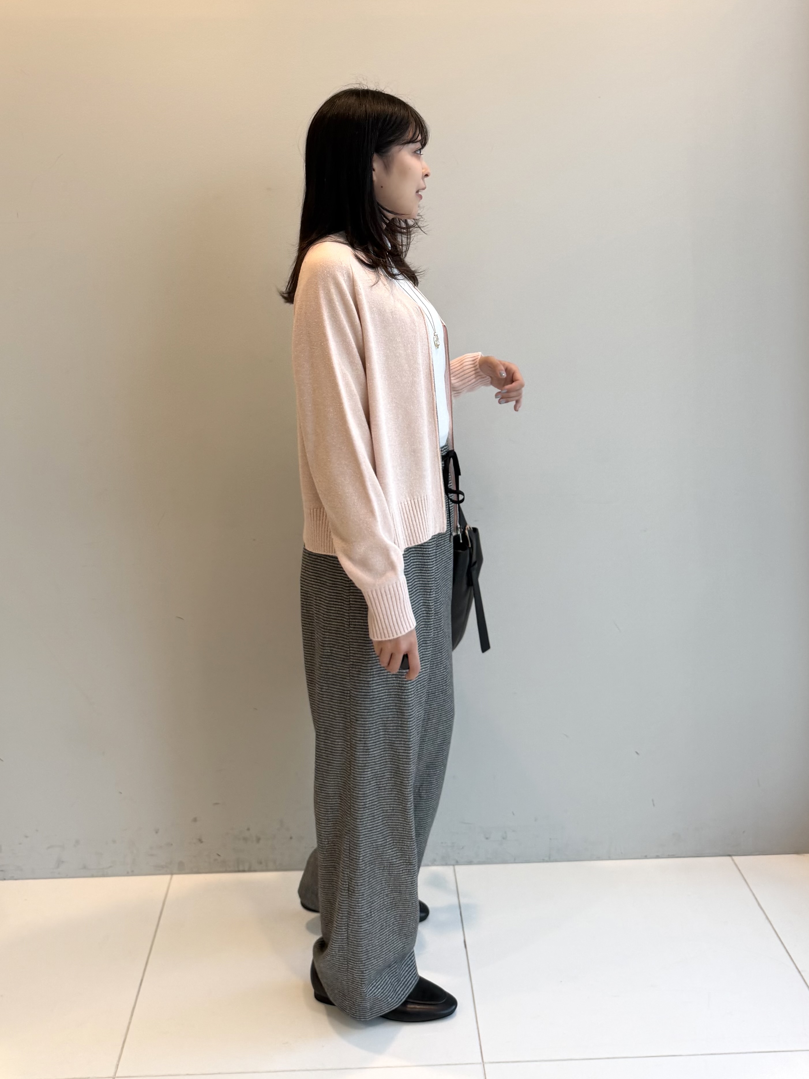 ririkaさんの「UNTITLED｜【店頭人気！】杢調ジップカーディガン」を使ったコーディネート